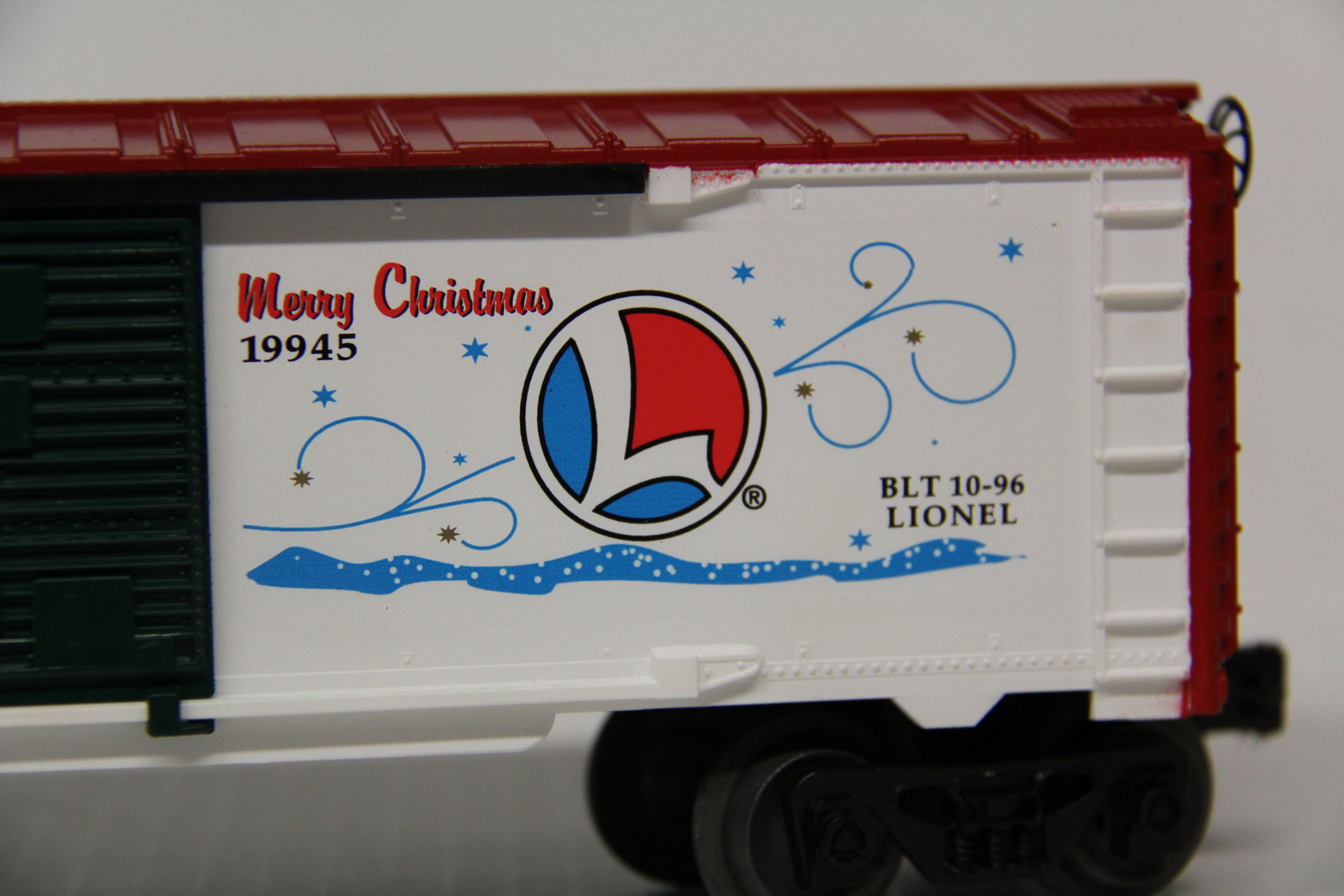 Lionel 6-19945 -1996 Christmas Boxcar-No Box-Second hand-M5577