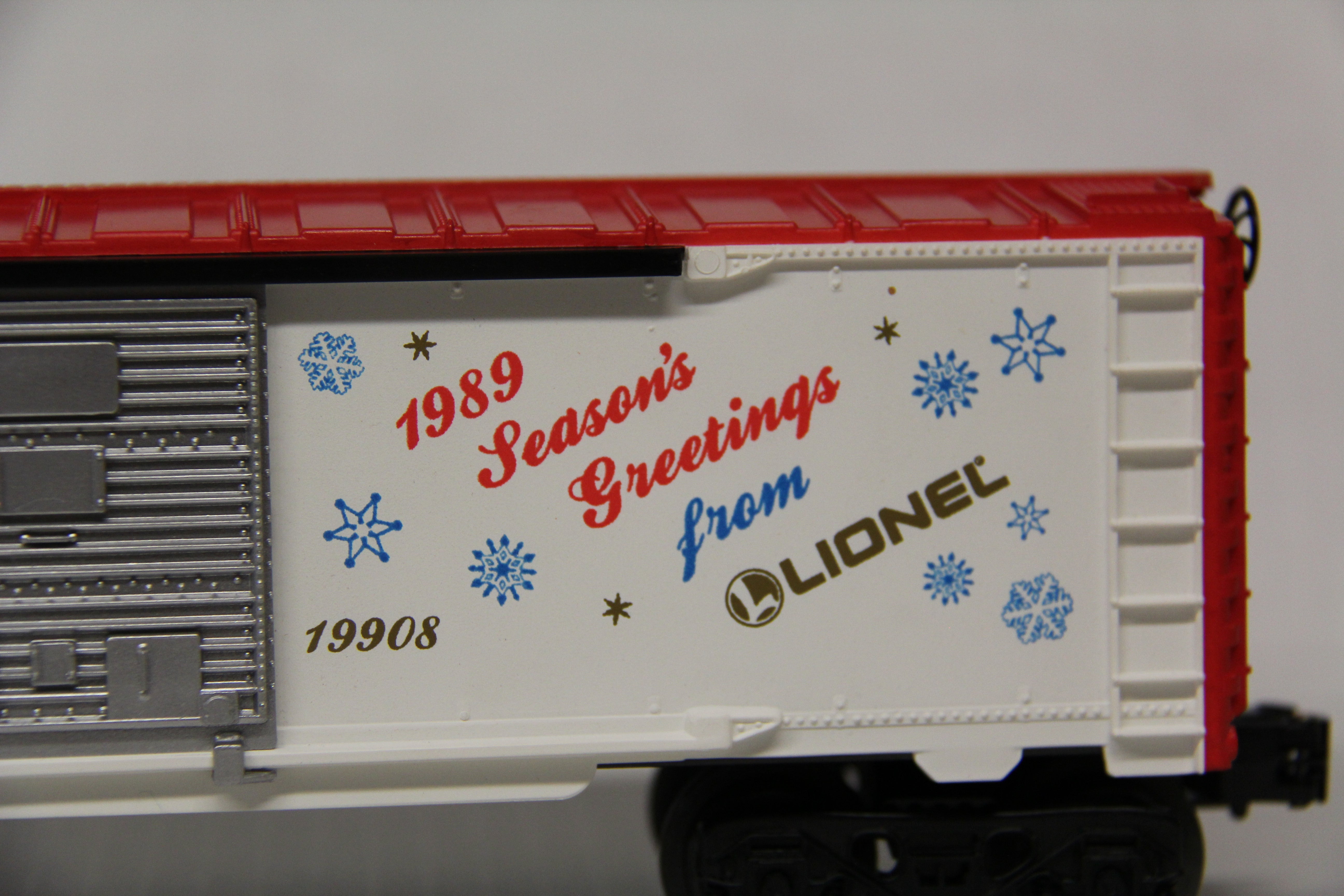 Lionel 6-19908 -1989 Christmas Boxcar-No Box-Second hand-M5581