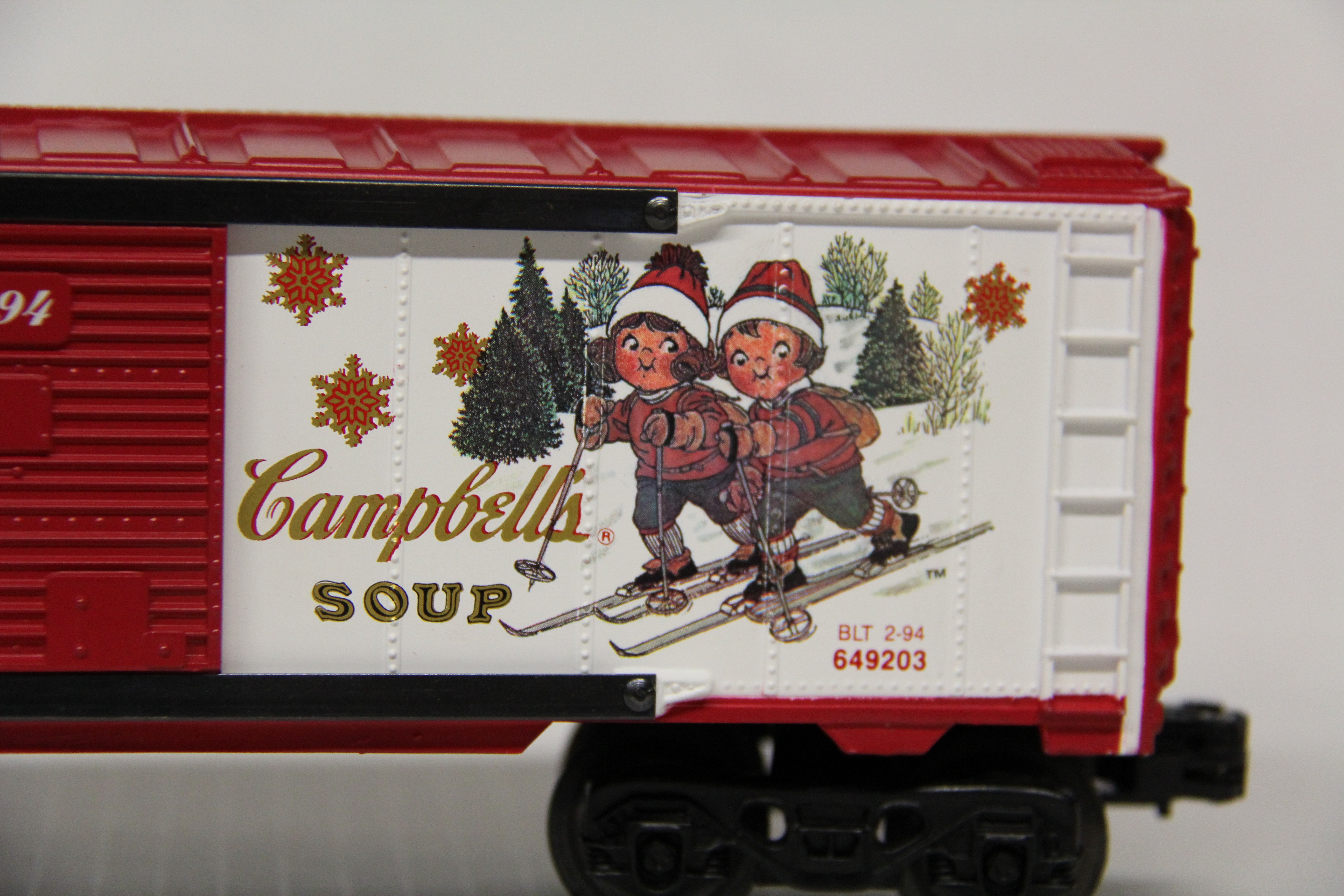 K-Line K649203- 1994 Campbell Soup Christmas Boxcar-No Box-Second hand-M5590