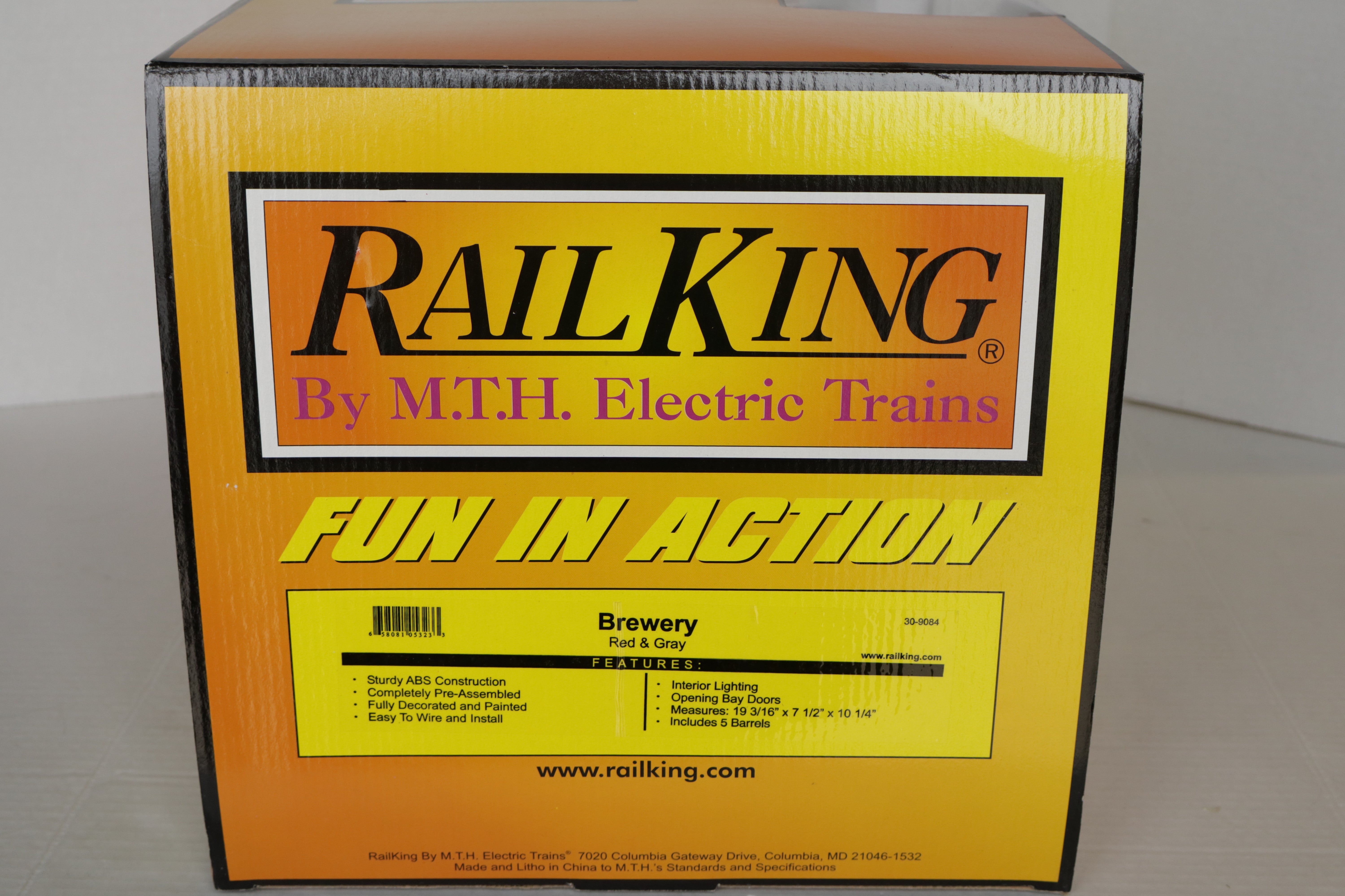 Rail King 30-9084 Brewery (Red & Gray Roof)-Second hand-M8192