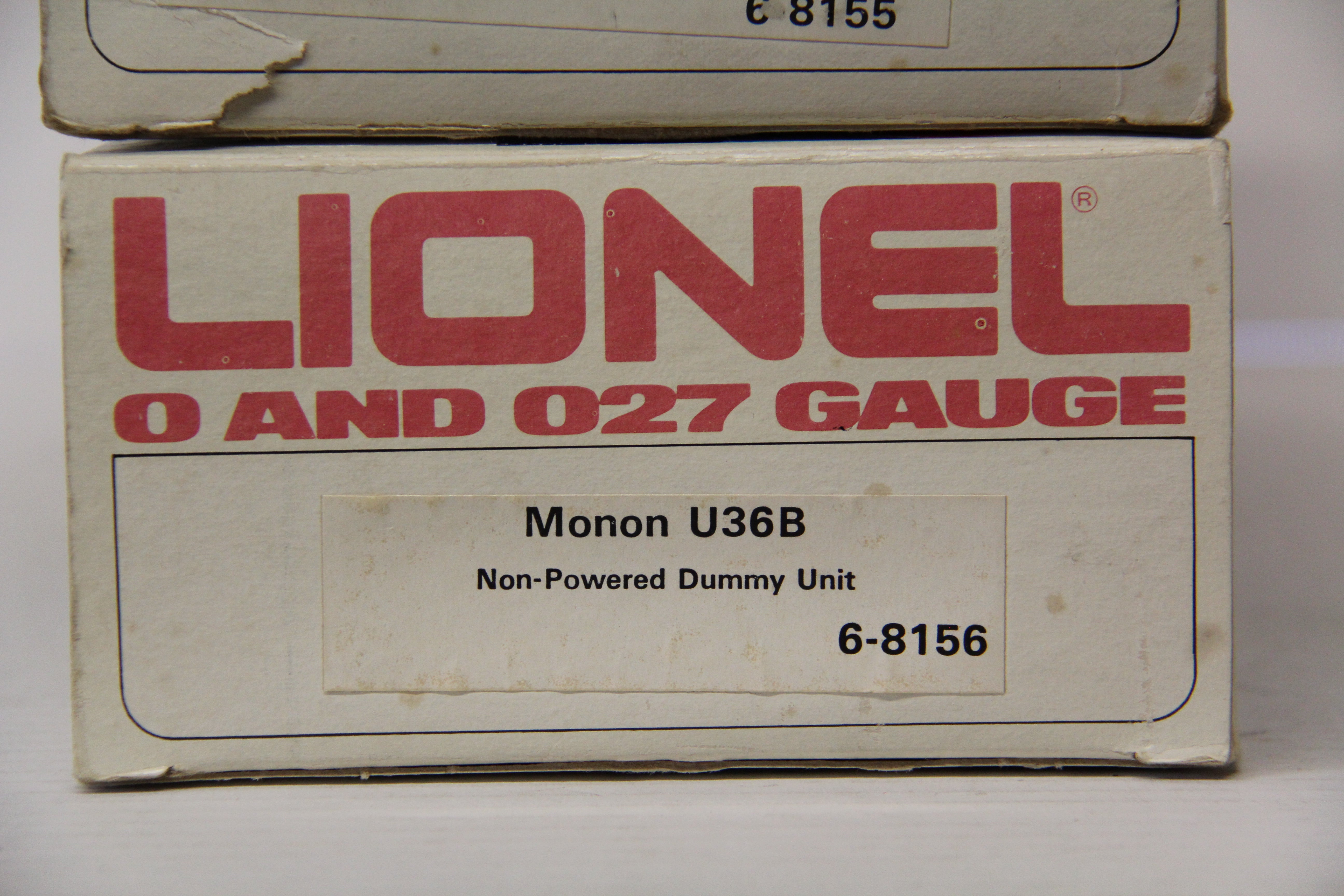 Lionel 6-8155 Monon U36B Diesel & 6-8156 Non Powered B Unit Diesel Set-Second hand-M5594