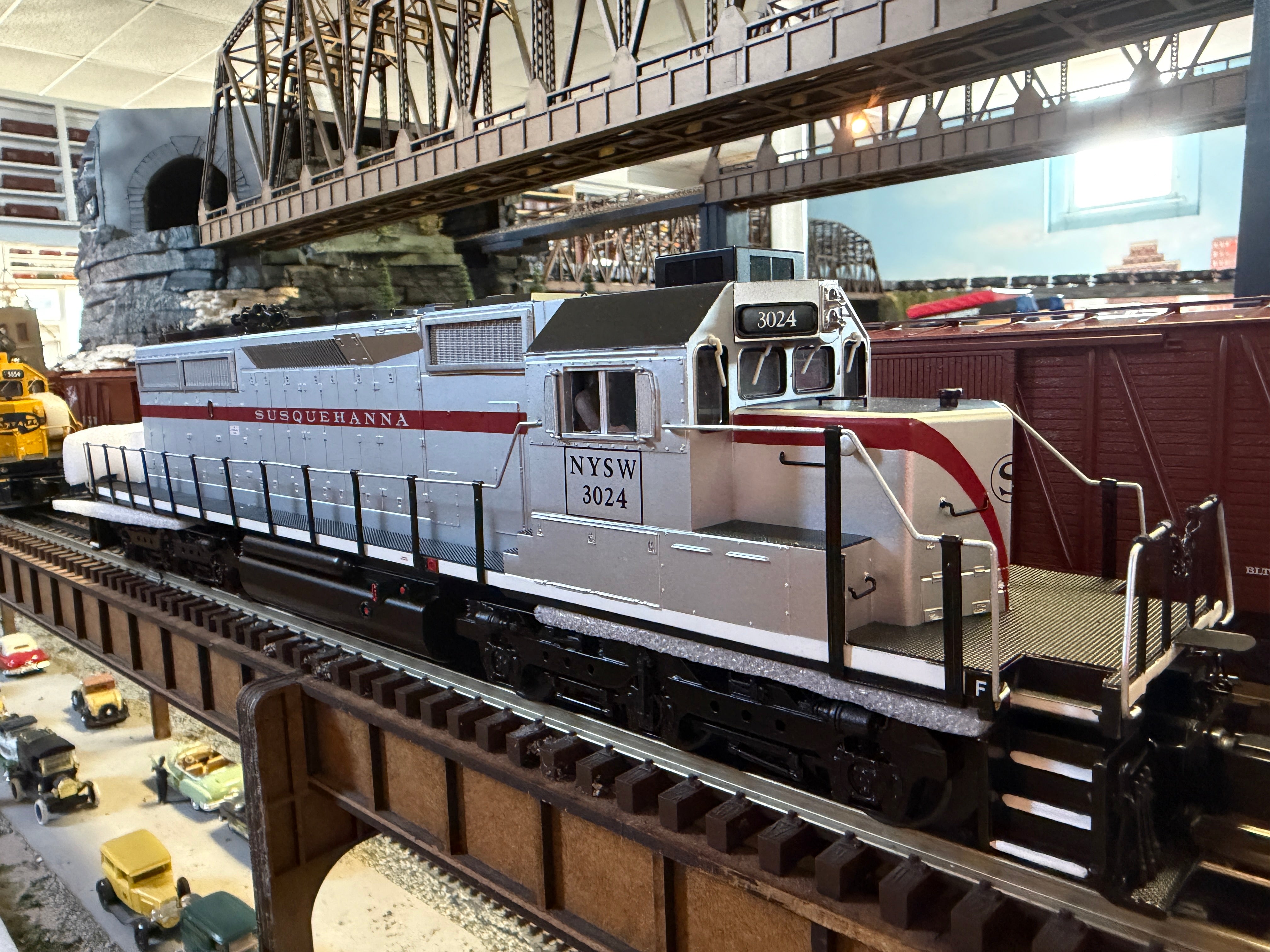 Atlas O 30138603 - Premier - SD40 Diesel Locomotive "New York, Susquehanna & Western" #3024 (Heritage)