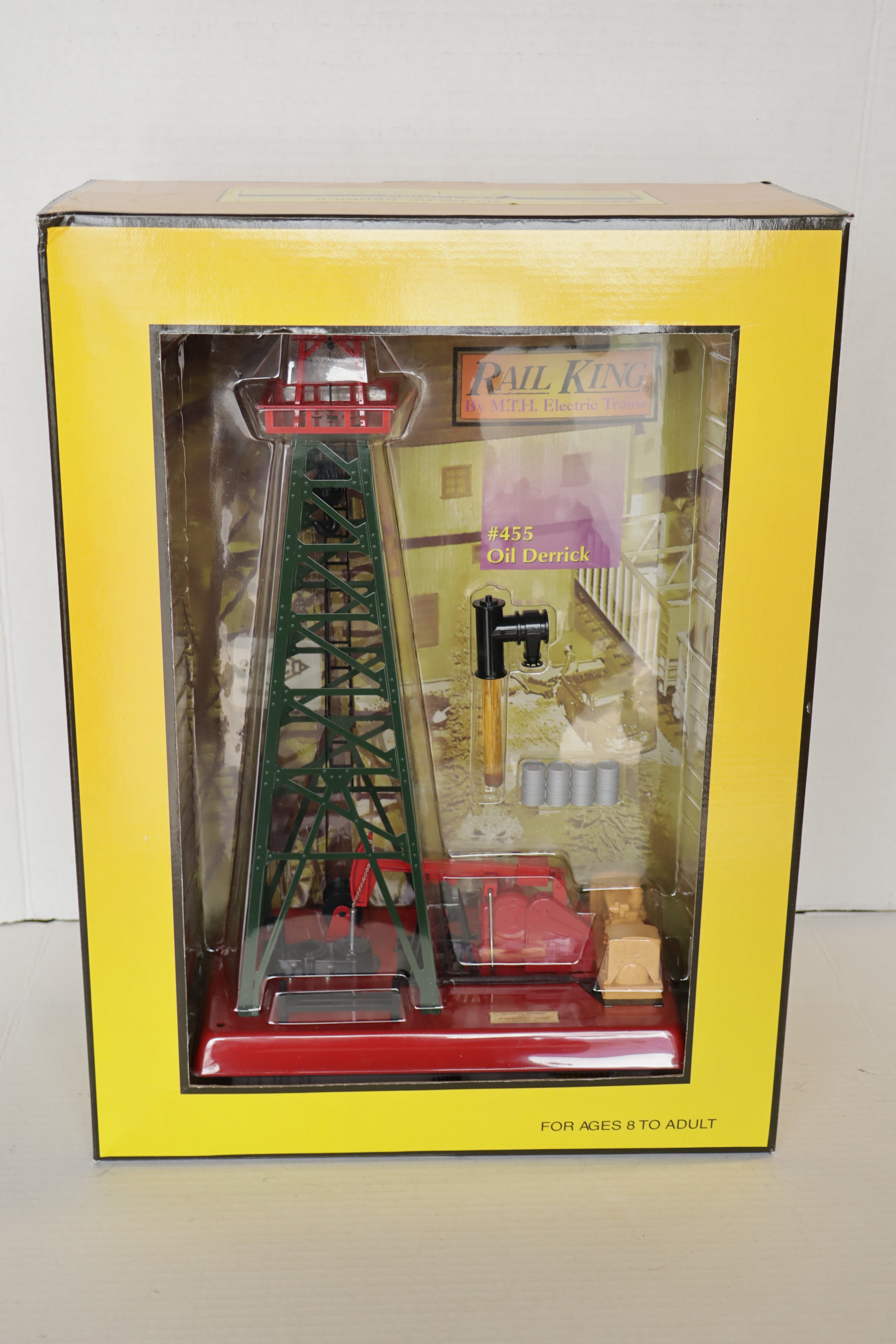 Rail King 30-9027 No 455 Oil Derrick-Second hand-M8195