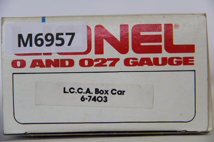 Lionel 6-7403 LCCA Box Car-Second hand-M6957 - MrMuffin'sTrains