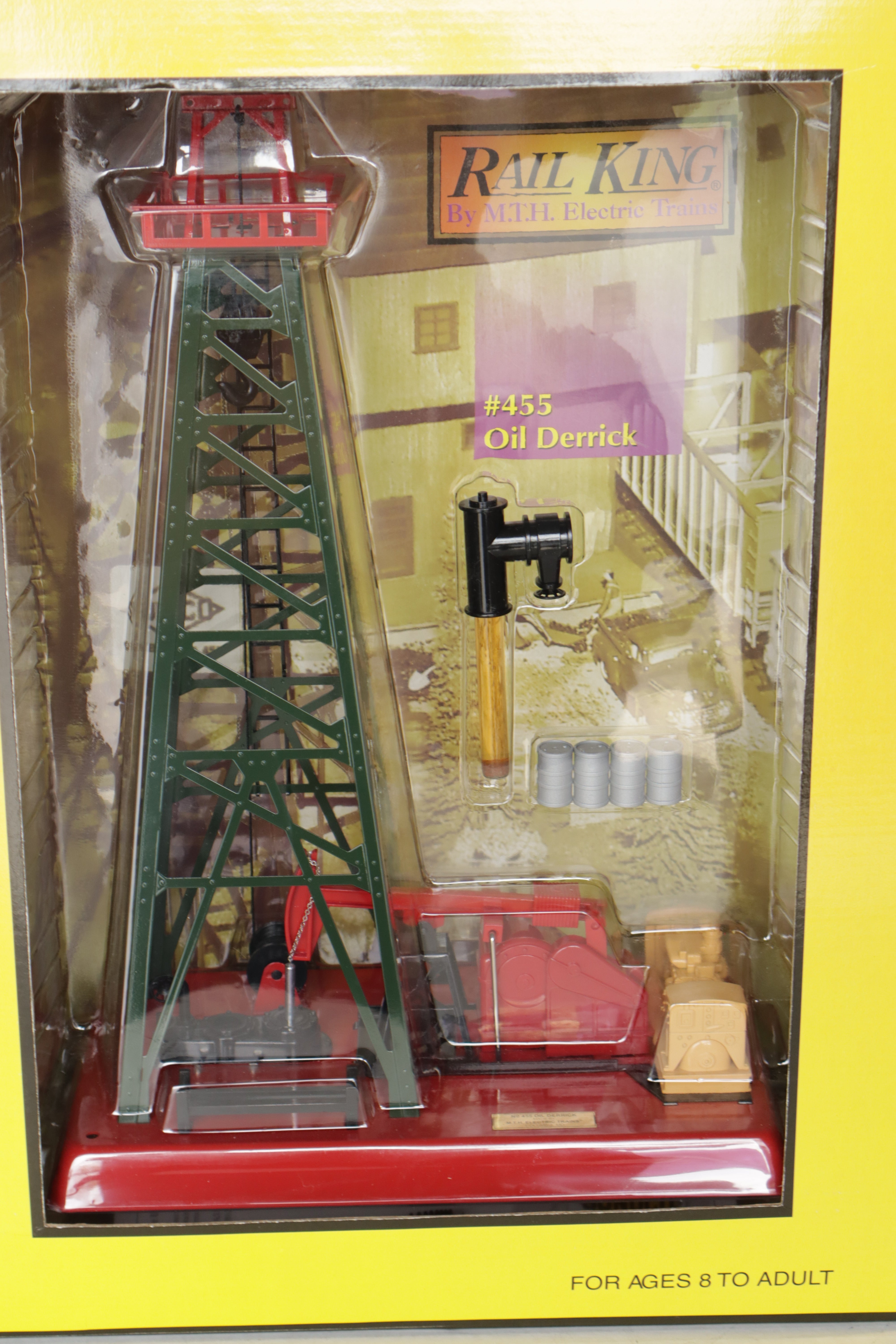 Rail King 30-9027 No 455 Oil Derrick-Second hand-M8195
