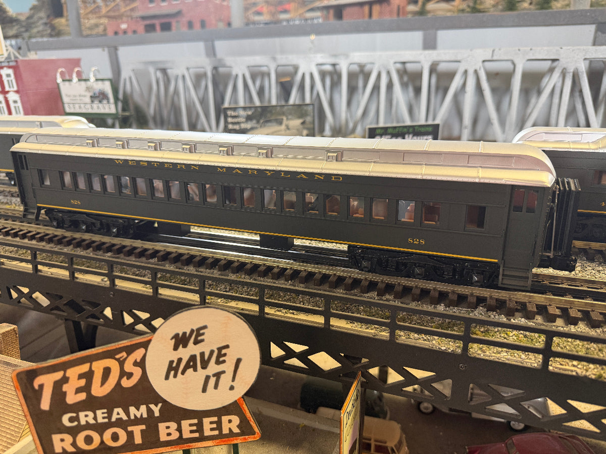 Atlas O 3001776A - Premier - Madison Heavyweight Passenger Car Set “Western Maryland” (4-Car)