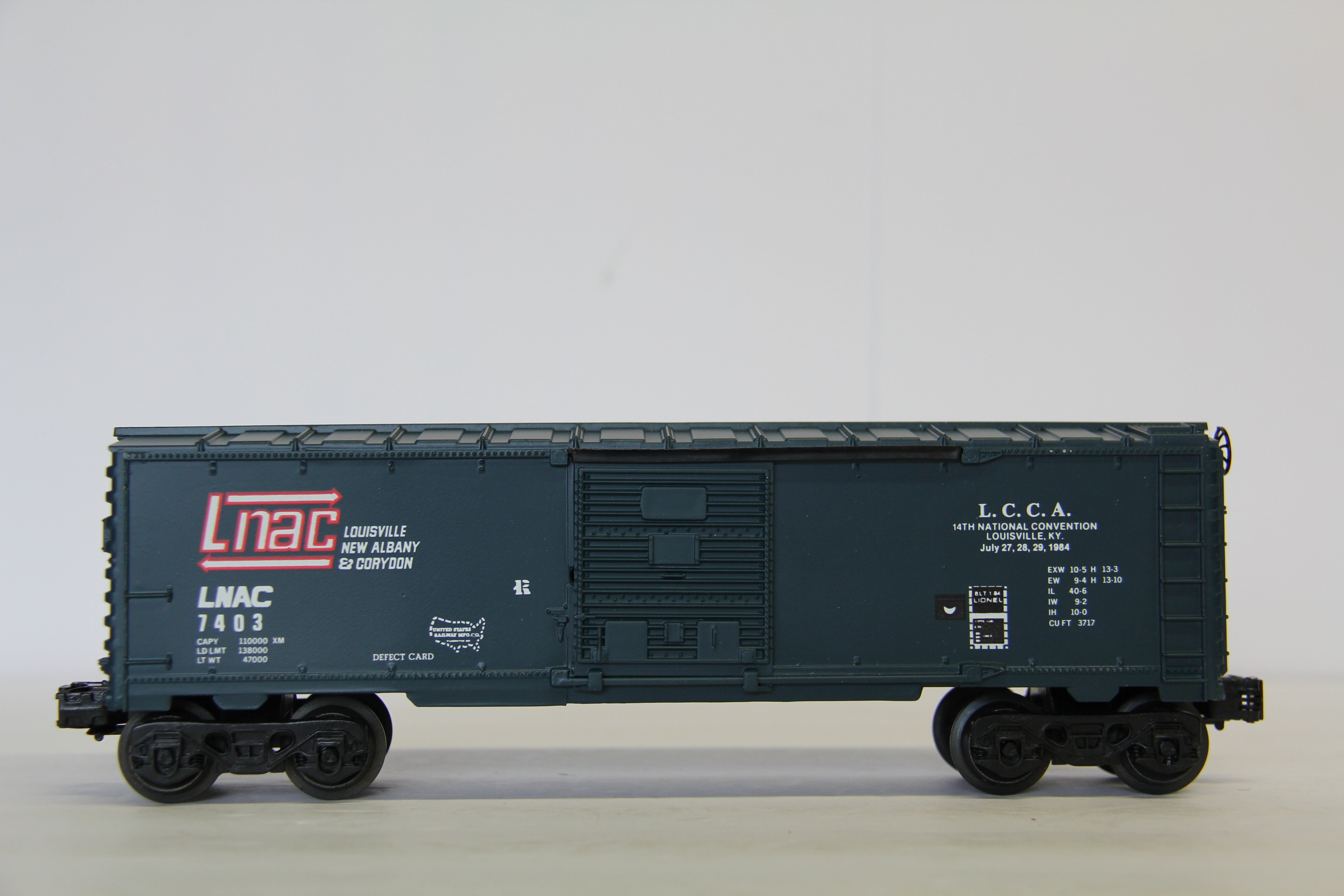 Lionel 6-7403 LCCA Box Car-Second hand-M6957