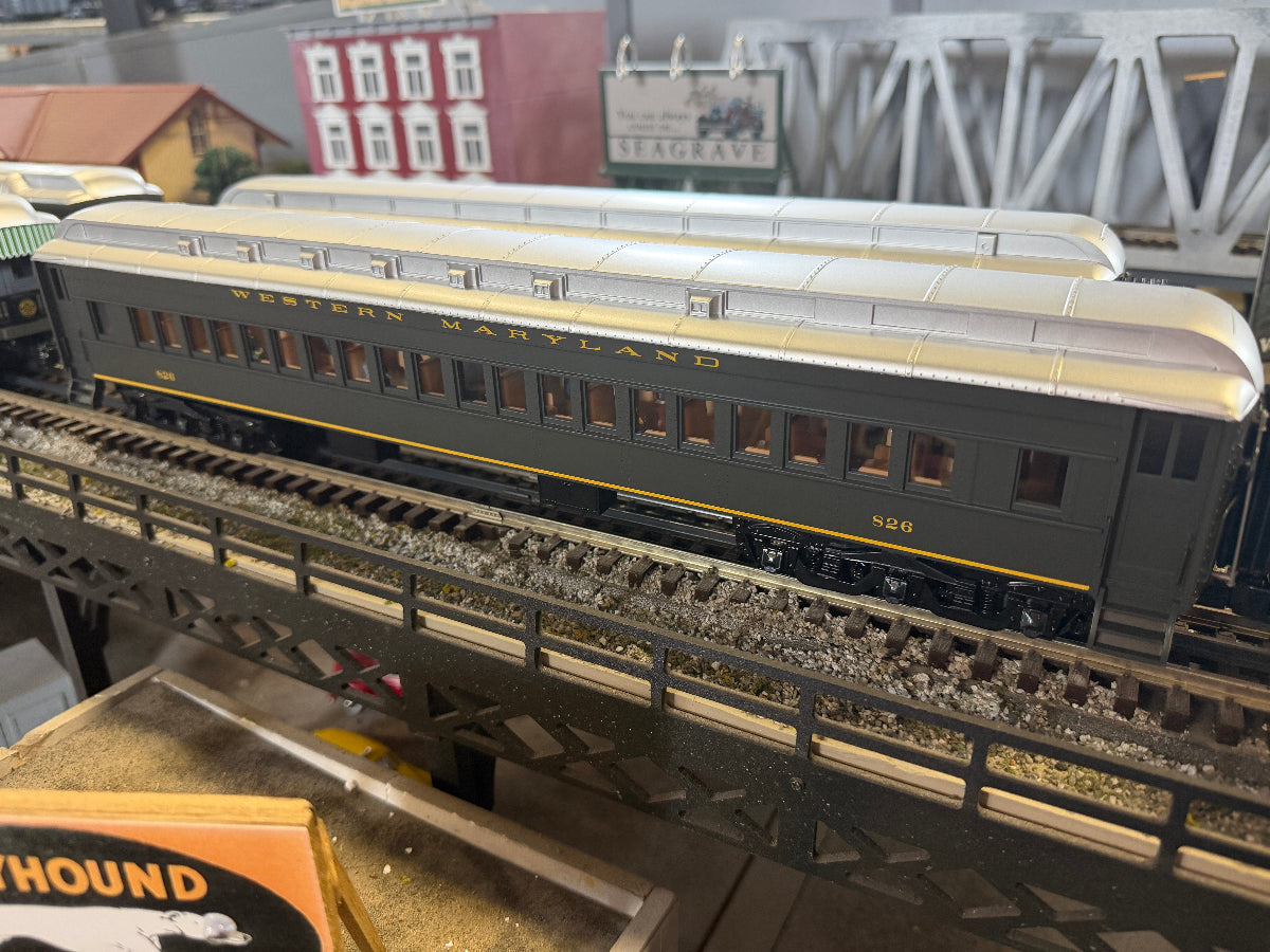 Atlas O 3001776A - Premier - Madison Heavyweight Passenger Car Set “Western Maryland” (4-Car)