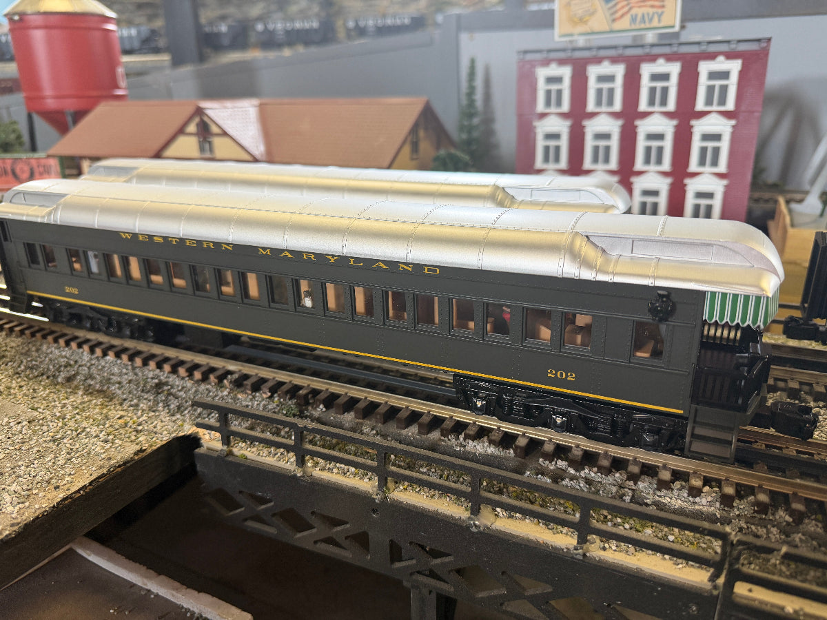 Atlas O 3001776A - Premier - Madison Heavyweight Passenger Car Set “Western Maryland” (4-Car)