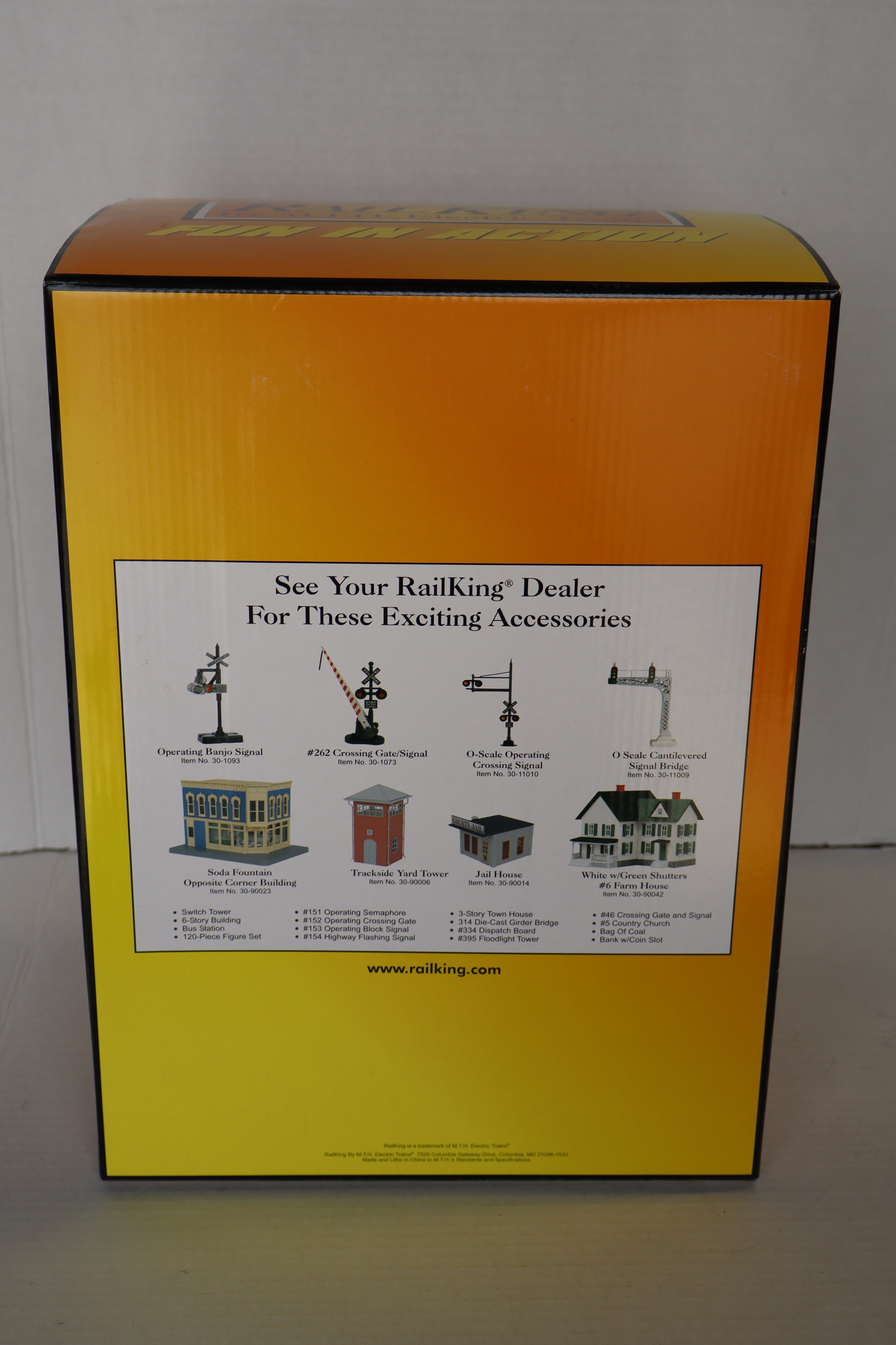 Rail King 30-90125 5 Story Normandy Hotel w/ Blinking Sign-Second hand-M8197