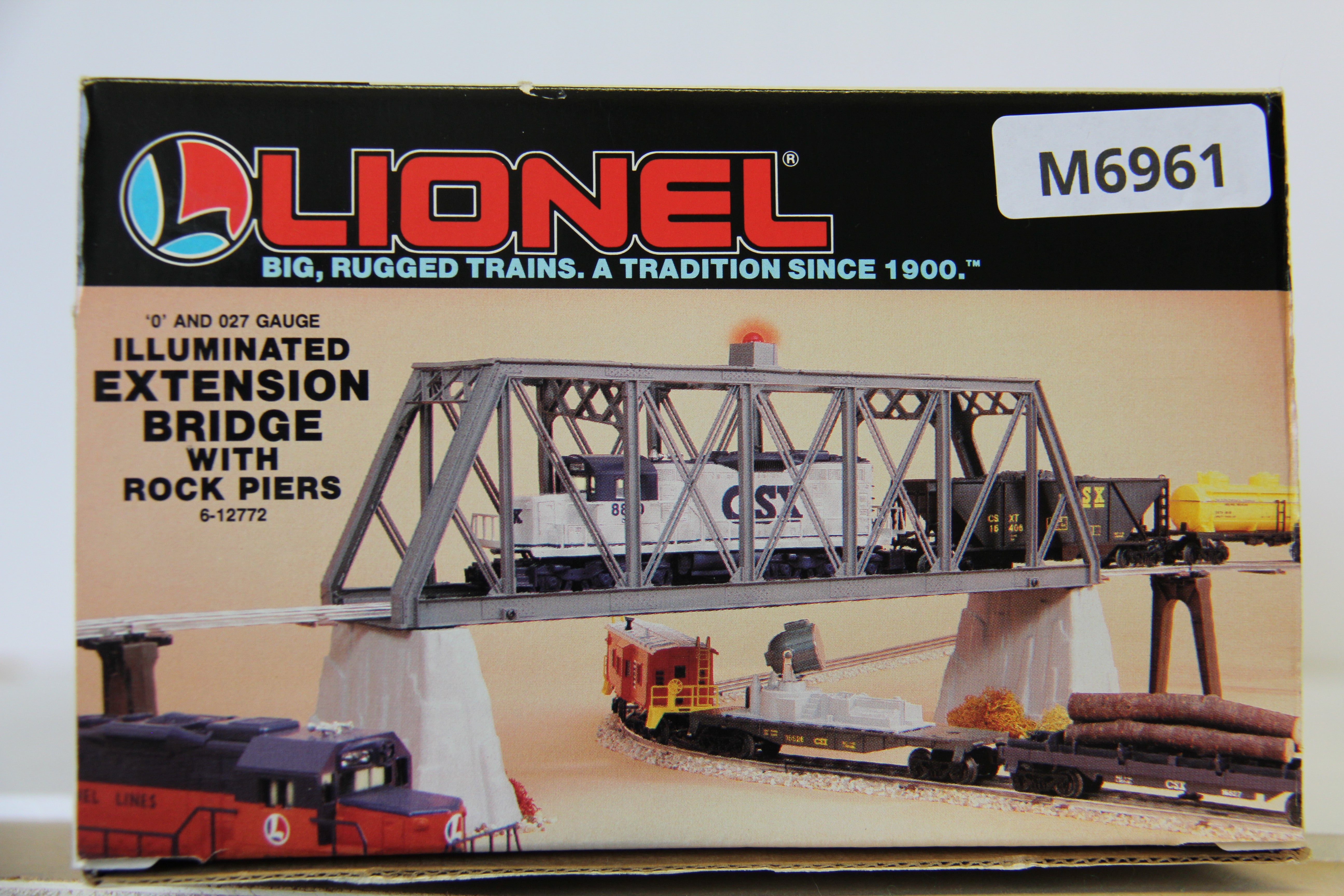 Lionel 6-12772 Illuminated Extension Bridge w/ Rock Piers-Second hand-M6961