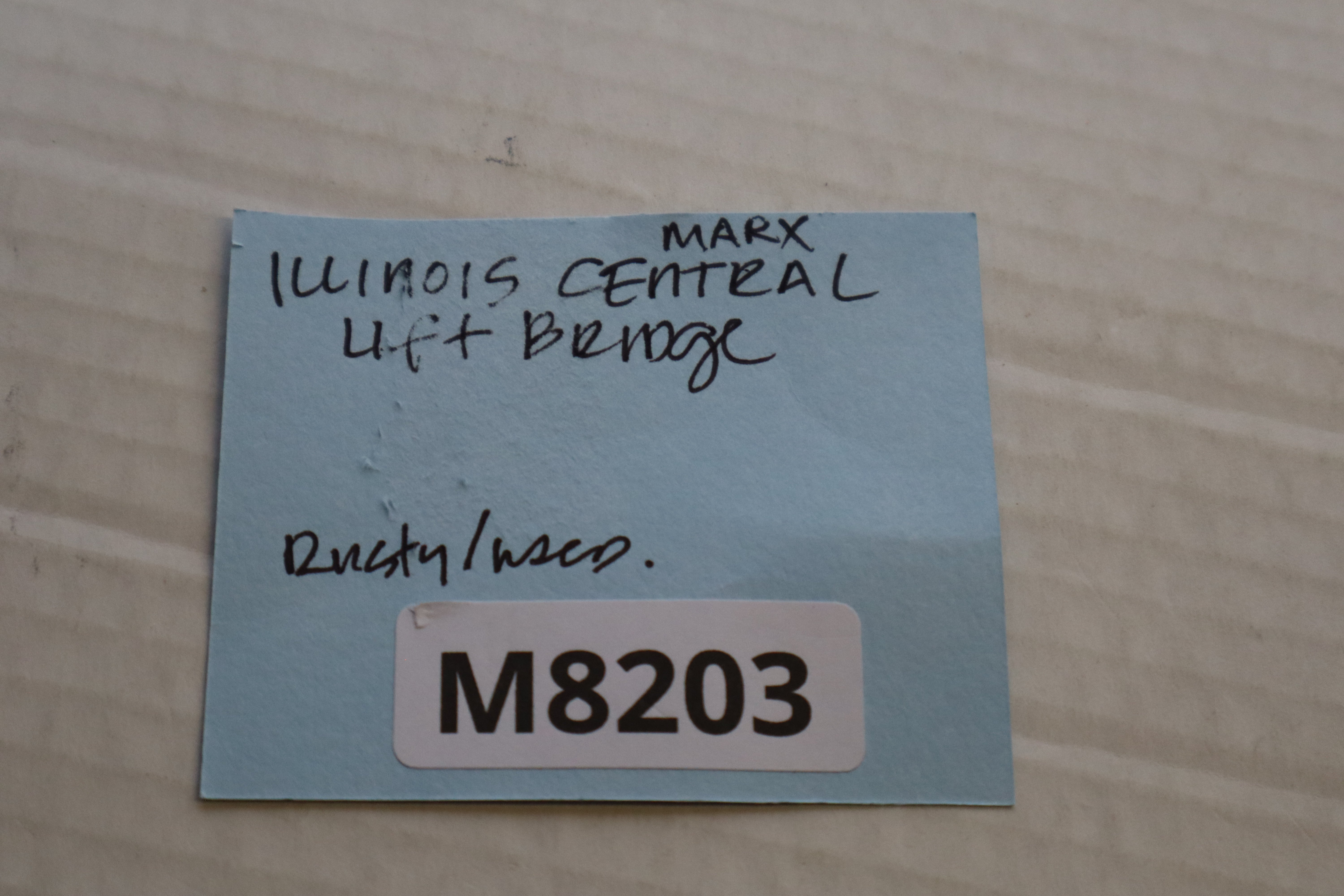 Marx Illinois Central Metal Lift Bridge-Second hand-M8203