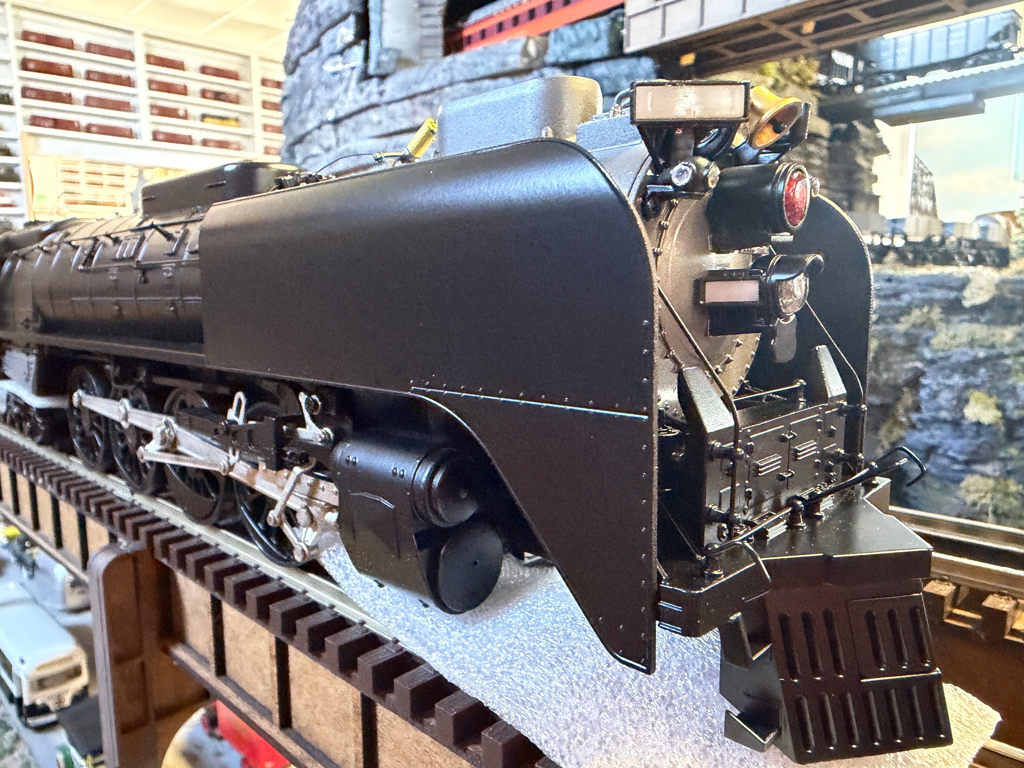 MTH 20-3967-1 - Premier - FEF 4-8-4 Northern Steam Engine "Unlettered" w/ PS3 (Coal) - Custom Run for MrMuffin'sTrains