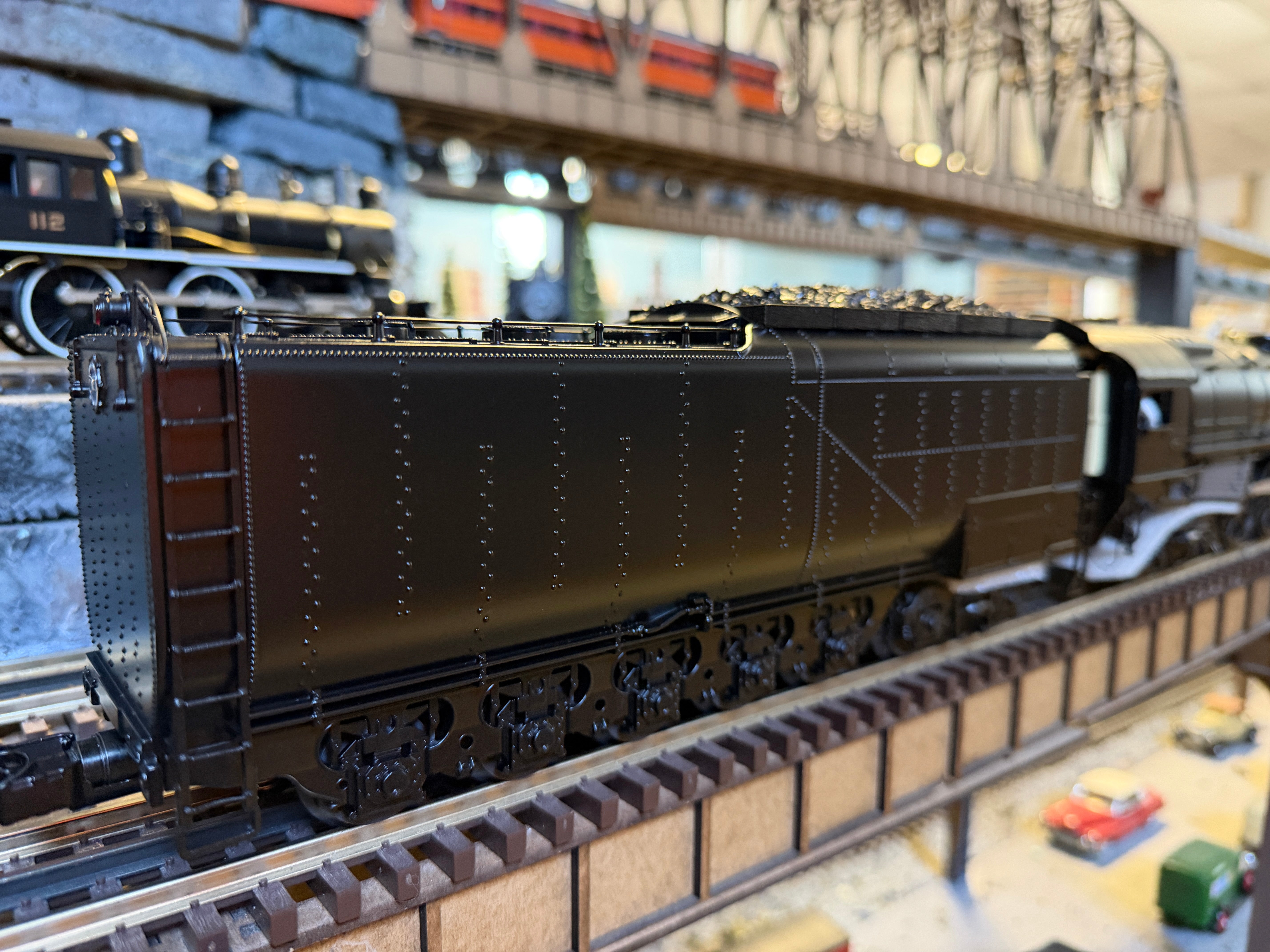 MTH 20-3967-1 - Premier - FEF 4-8-4 Northern Steam Engine "Unlettered" w/ PS3 (Coal) - Custom Run for MrMuffin'sTrains - MrMuffin'sTrains