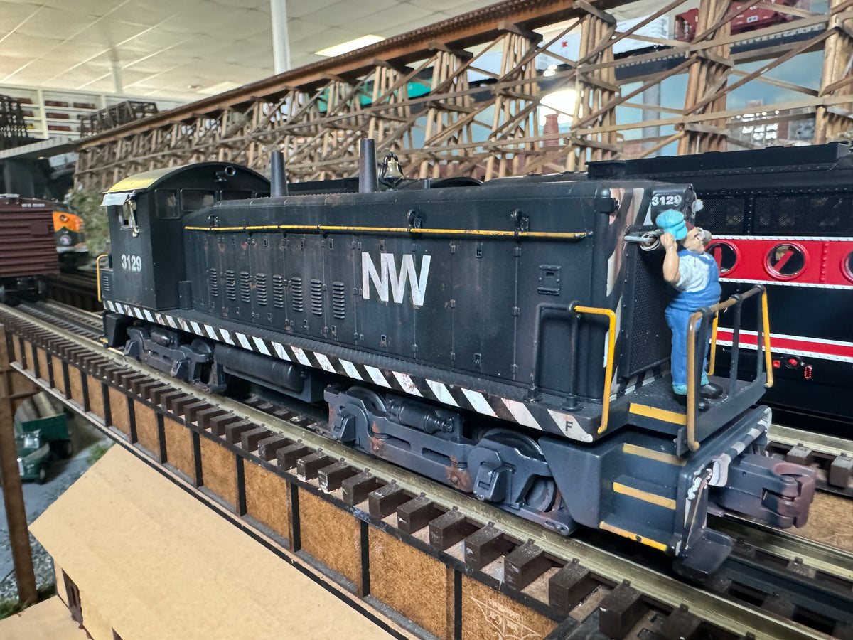 MTH 30-209NW - RailKing - SW-8/SW-9 Switcher Diesel Engine "Norfolk & Western" #3129 w/ PS3 - Custom by Harry Hieke - MrMuffin'sTrains