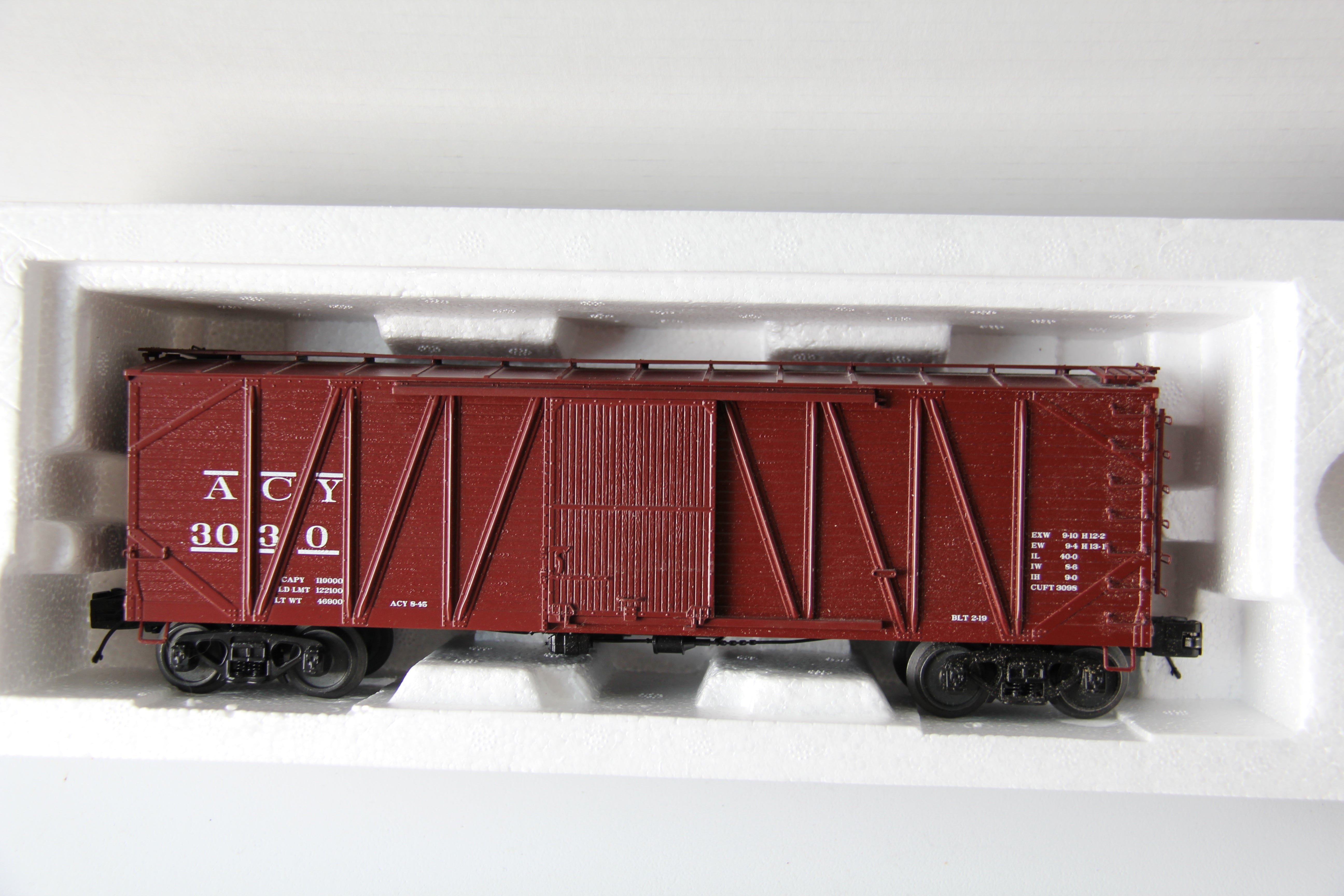 MTH 20-93657 Akron Canton & Youngstown#3030- 40' USRA Single Sheathed Boxcar-Second hand-M2532