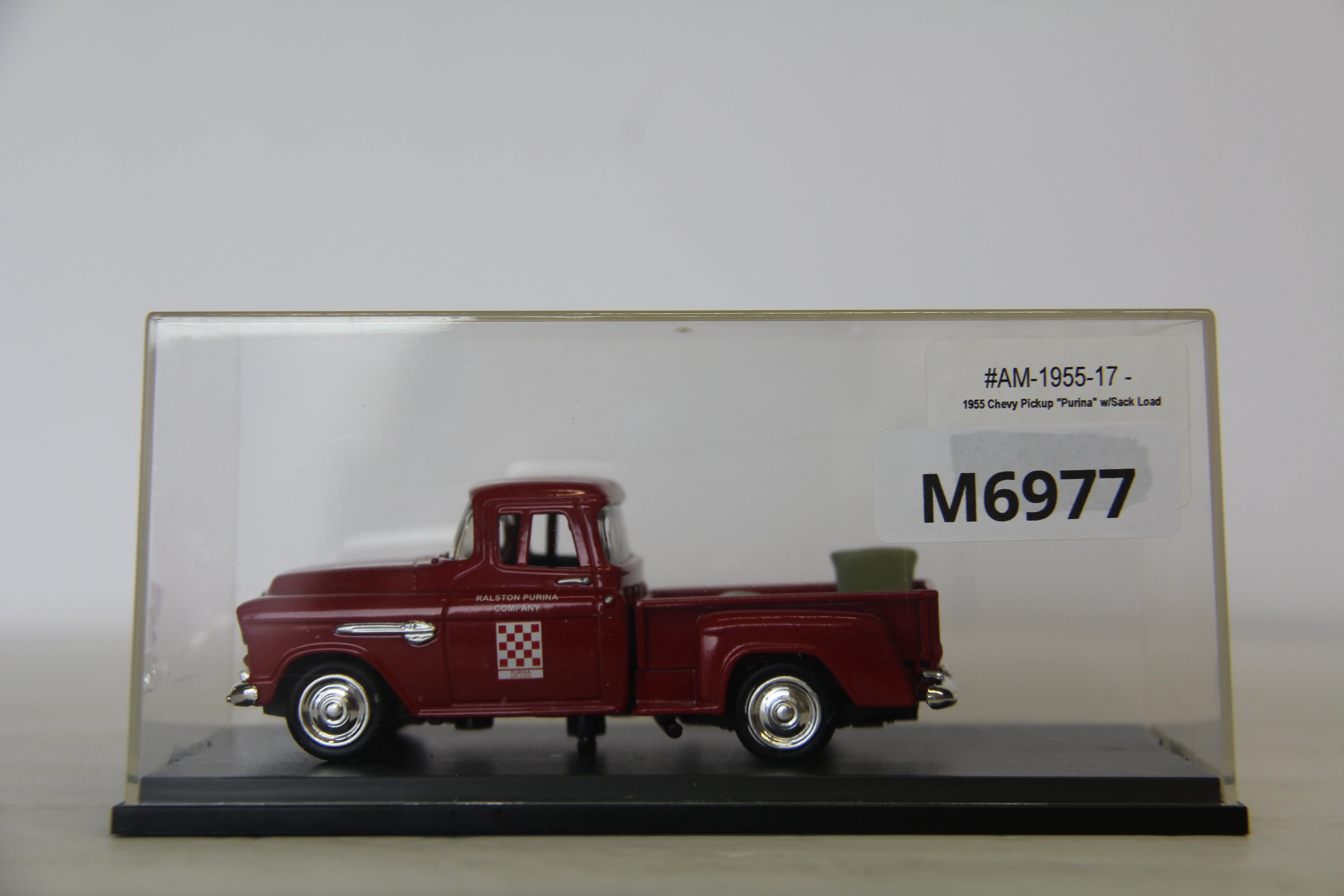 American Heritage Models AM-1955-17 1955 Chevy Pickup "Purina" with Sack Load-Second hand-M6977