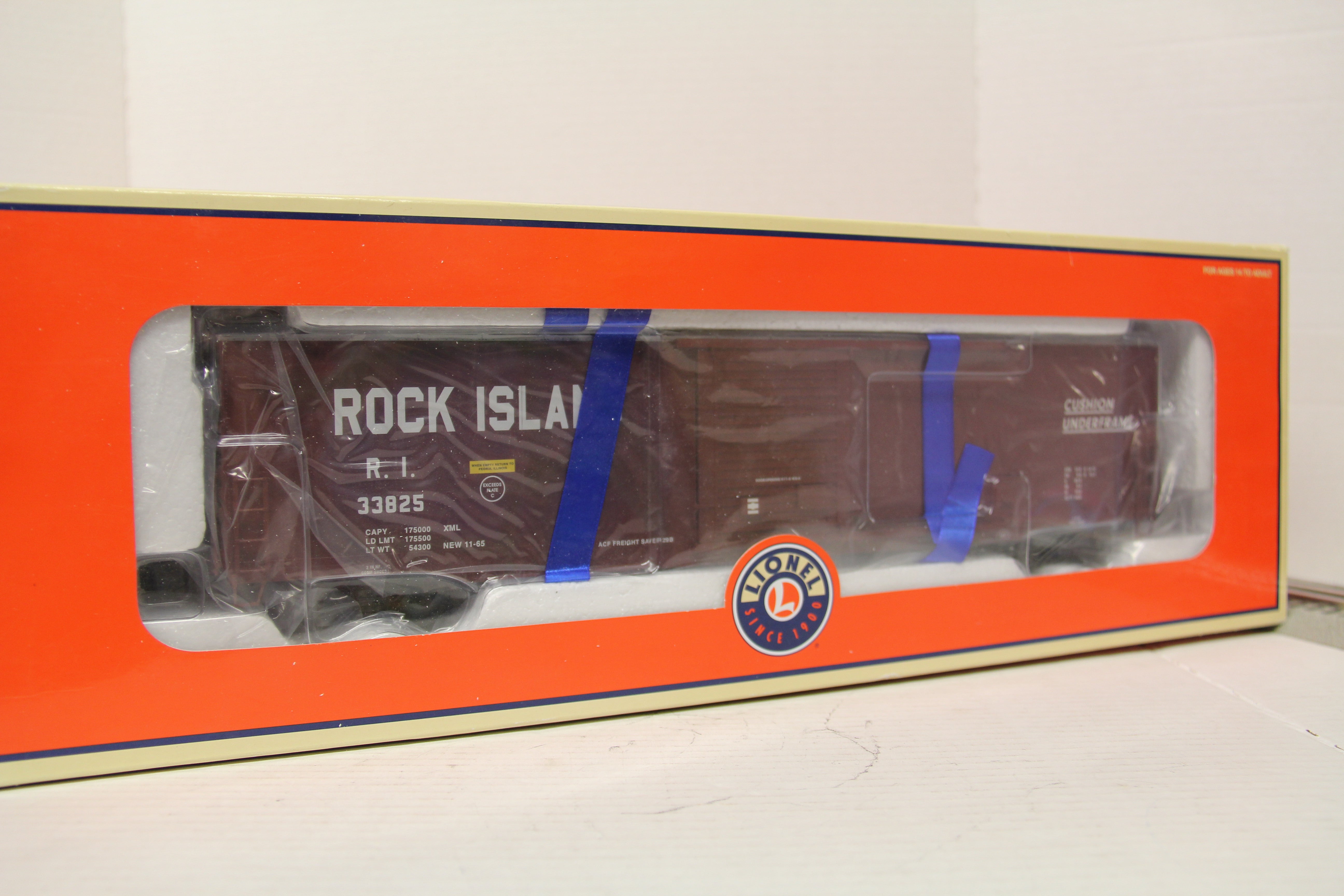 Lionel 6-82659  Rock Island 60' Boxcar #33826-Second hand-M5622