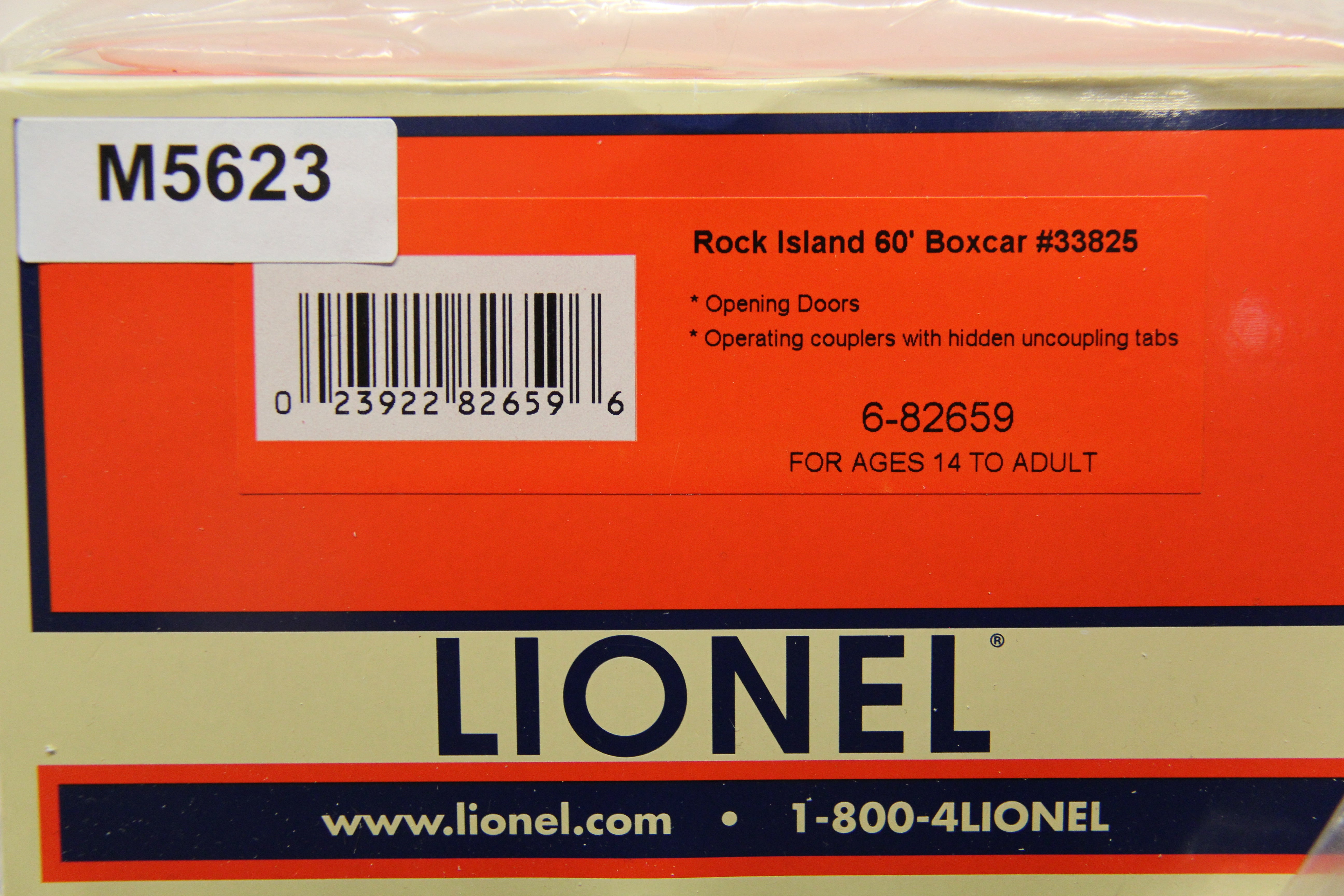 Lionel 6-82659  Rock Island 60' Boxcar #33826-Second hand-M5623