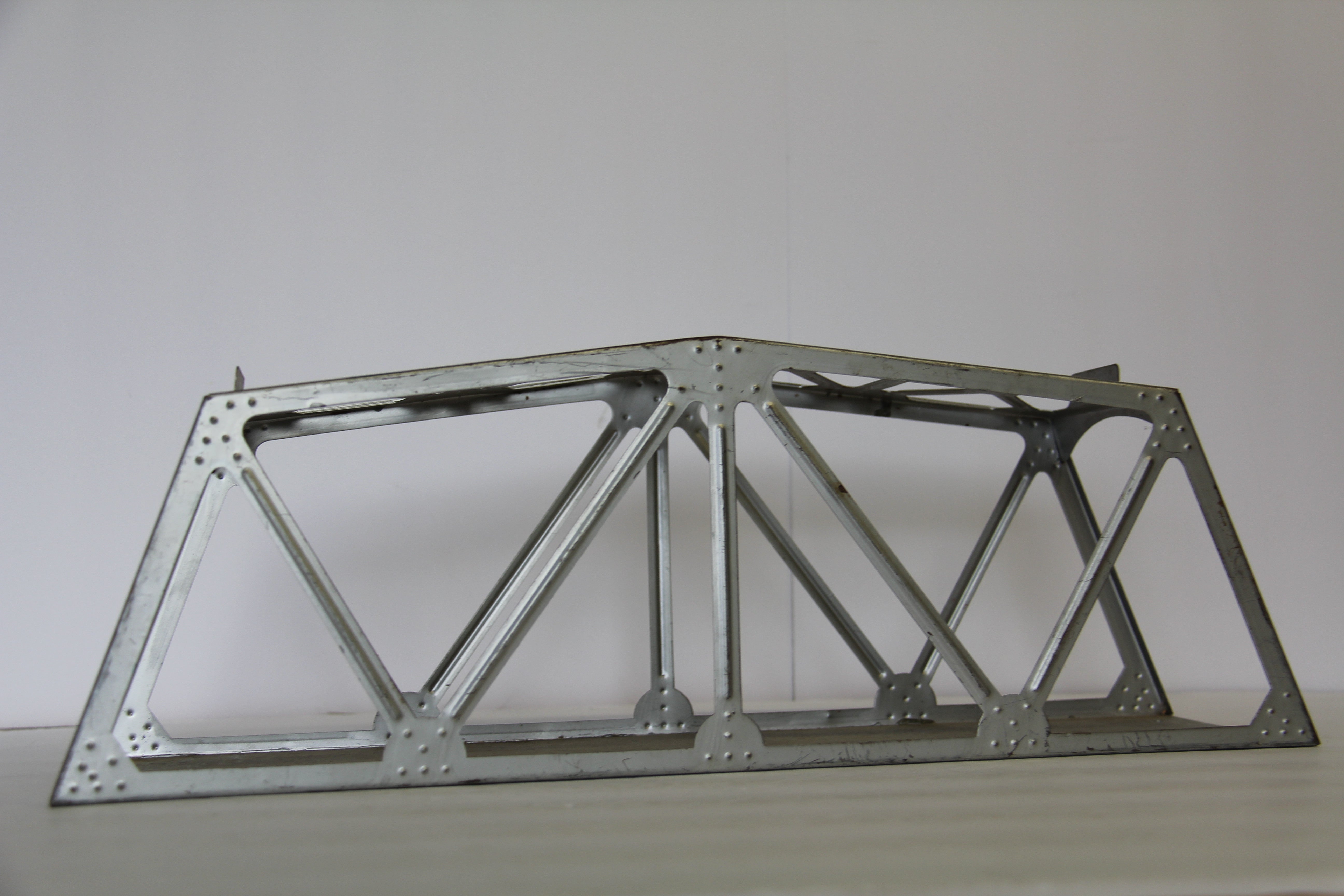 Marx Railway Rock Island Silver (Metal) Bridge-Second hand-M6979