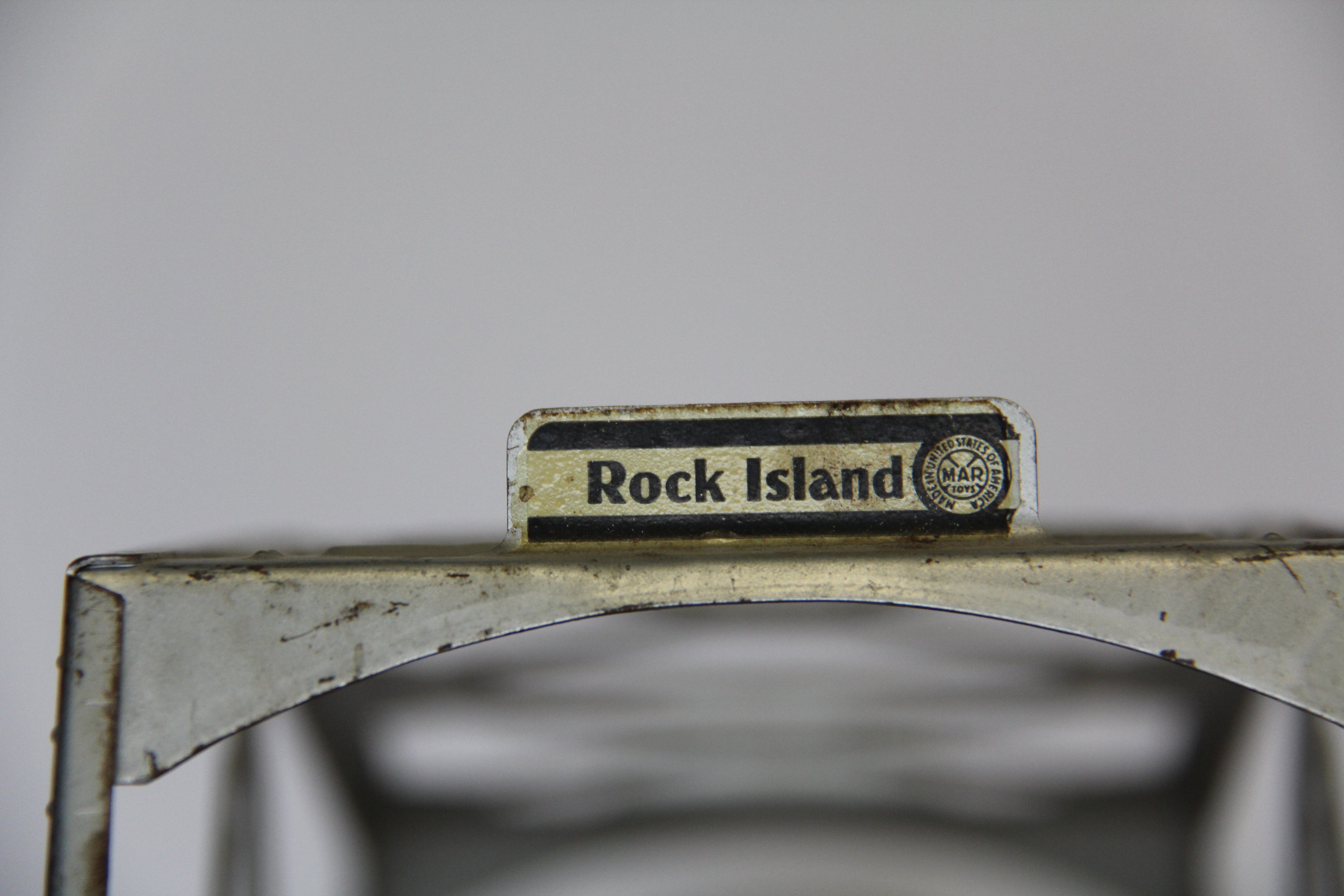 Marx Railway Rock Island Silver (Metal) Bridge-Second hand-M6979