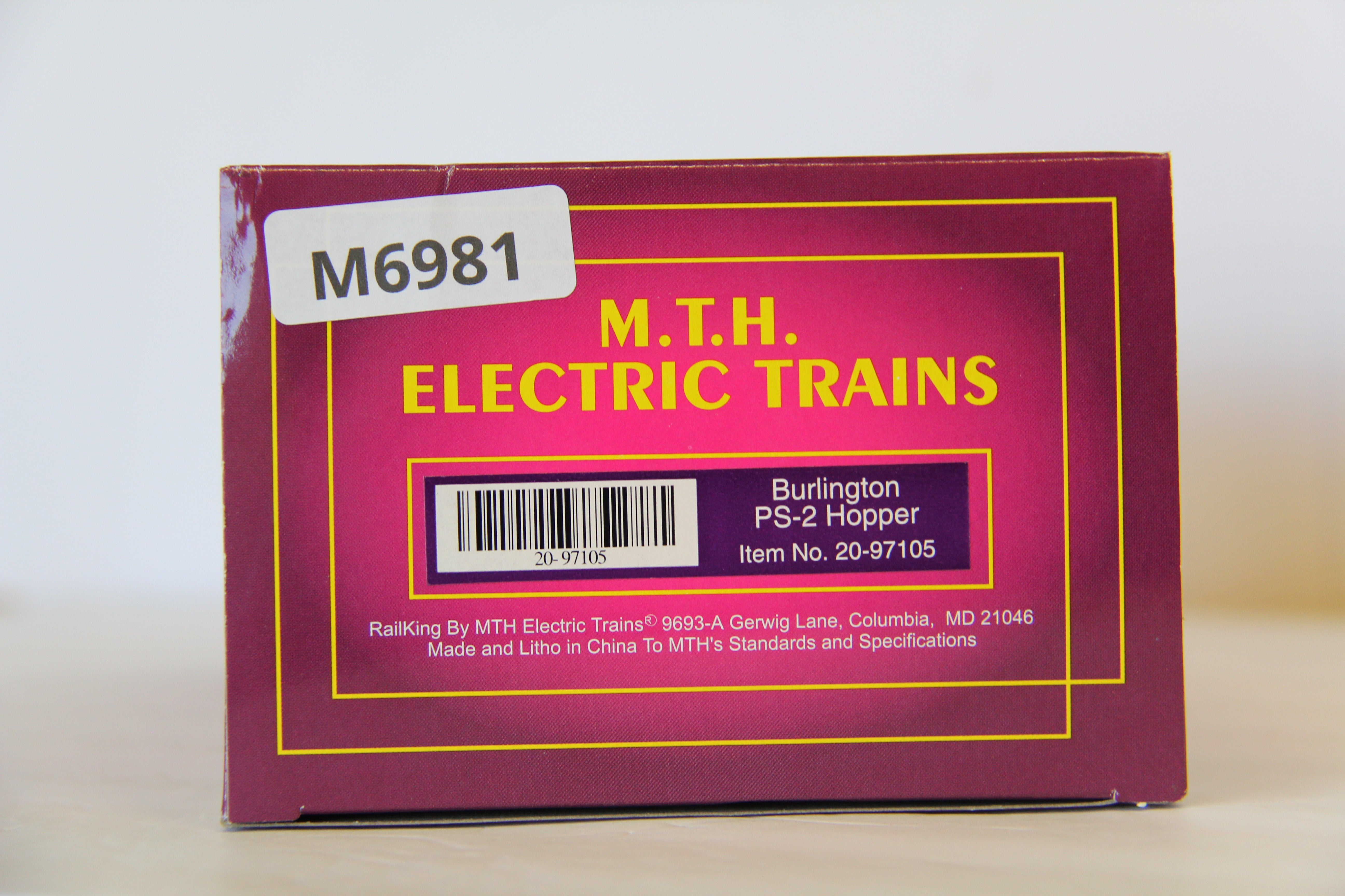 MTH 20-97105 Burlington PS-2 Hopper-Second hand-M6981