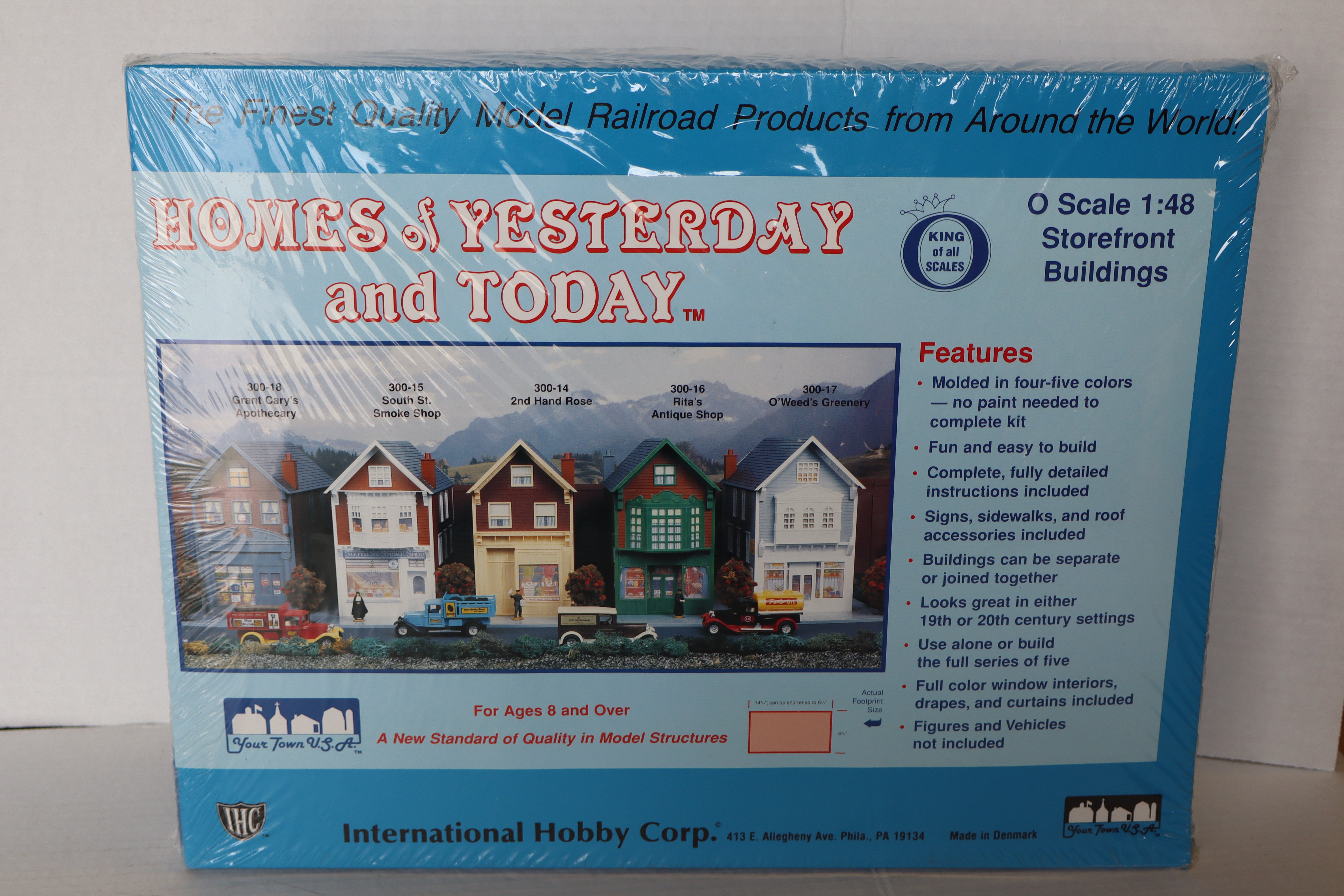 IHC #300-14 Storefront Buildings 1:48 Scale-Second hand-M8247