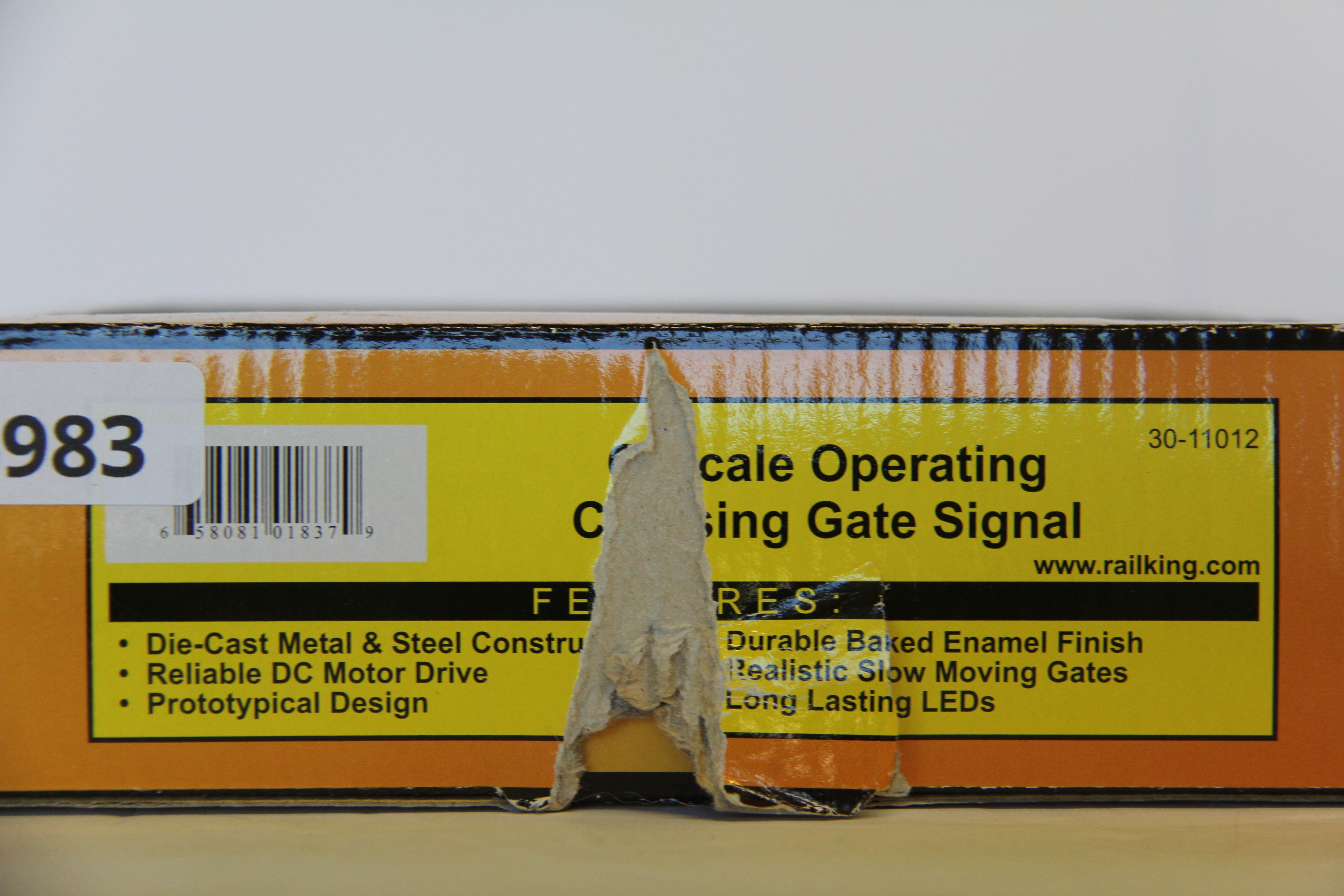 Rail King 30-11012 Crossing Gate Signal-Second hand-M6983