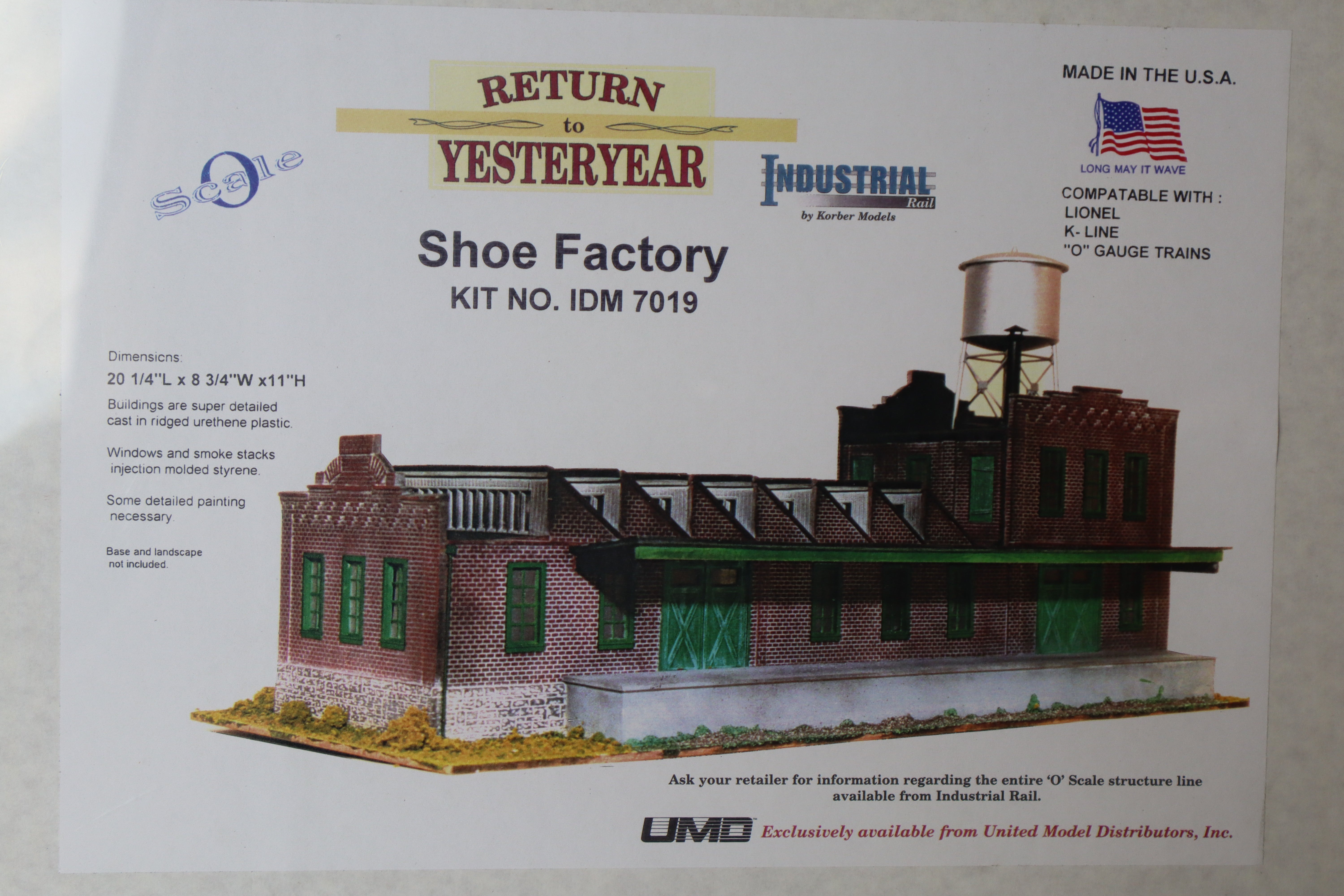 Industrial Rail #7019 Shoe Factory Kit-Second hand-M8249