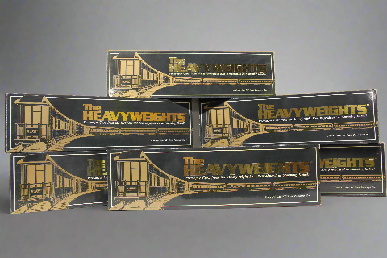 K-Line Milwaukee Road " Olympian Hiawatha" Heavyweight 18" Passenger 6 Car Set-Second hand-M5631