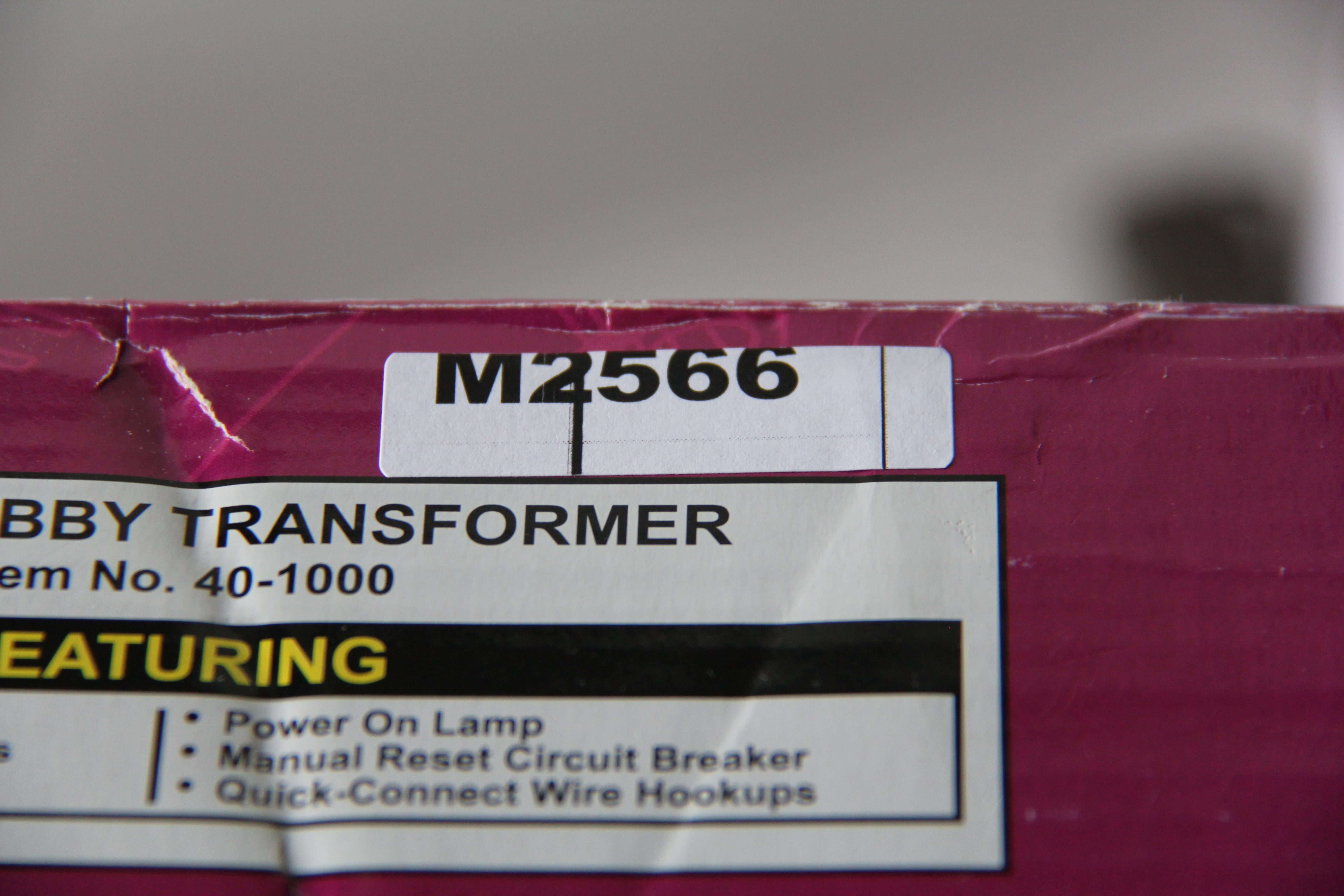 Rail King 40-1000- Z-1000 Transformer -Second hand-M2566