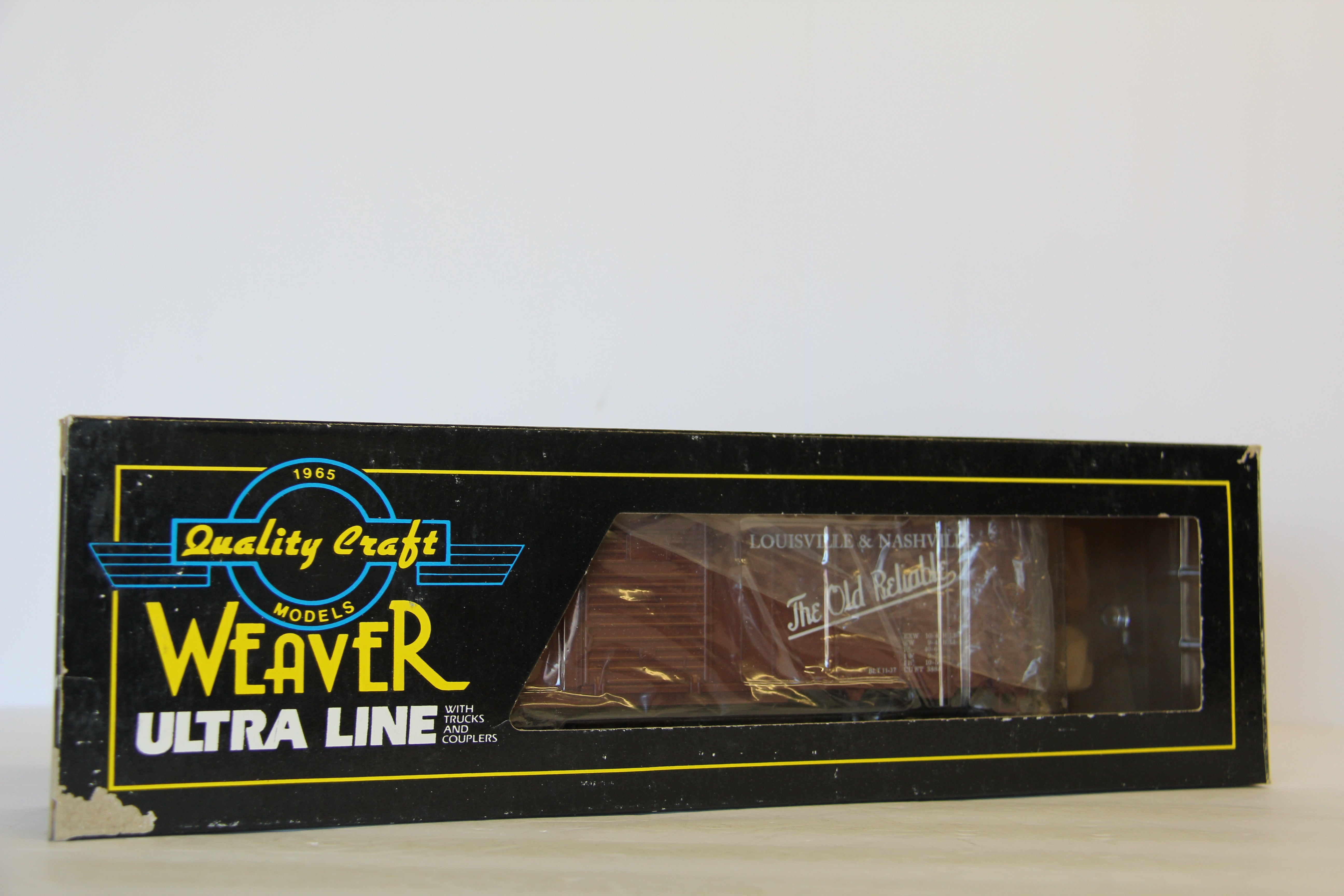 Weaver Louisville & Nashville Steel Boxcar "The Old Reliable" Slogan Hi-Rail #4988-Second hand-M6991