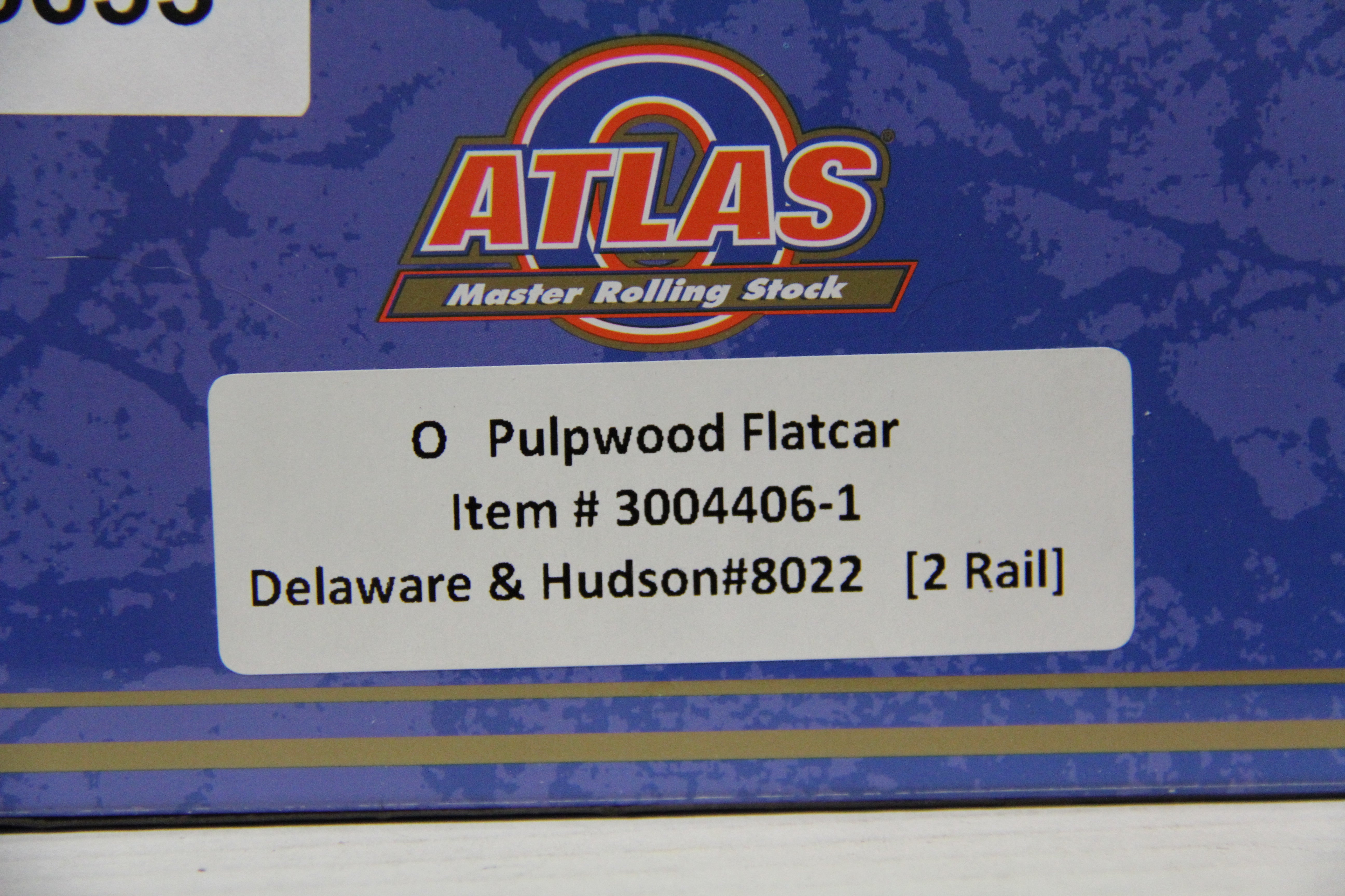 Atlas #3004406-1 Delaware & Hudson #8022 Pulpwood Flatcar-Second hand-M5633