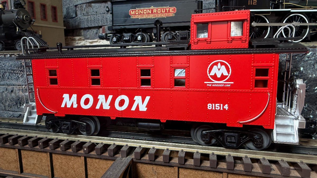MTH 20-91904 - Premier - Steel Caboose "Monon" #81512 - Custom Run for MrMuffin'sTrains