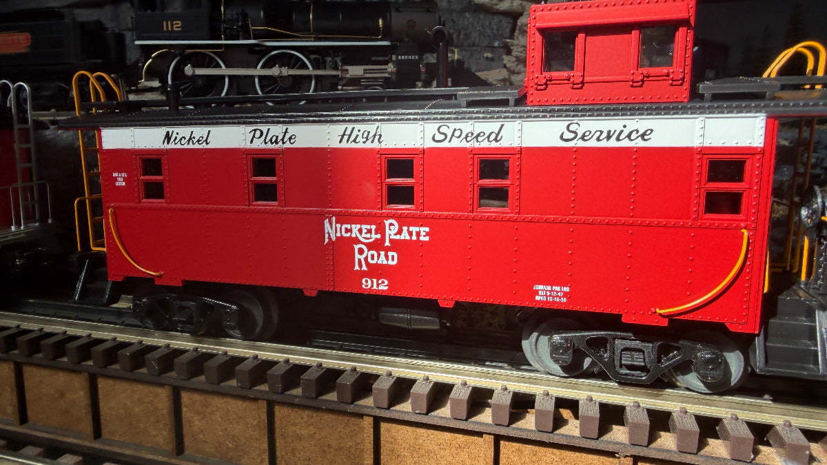 MTH 20-91900 - Premier - Steel Caboose "Nickel Plate Road" #912 - Custom Run for MrMuffin'sTrains