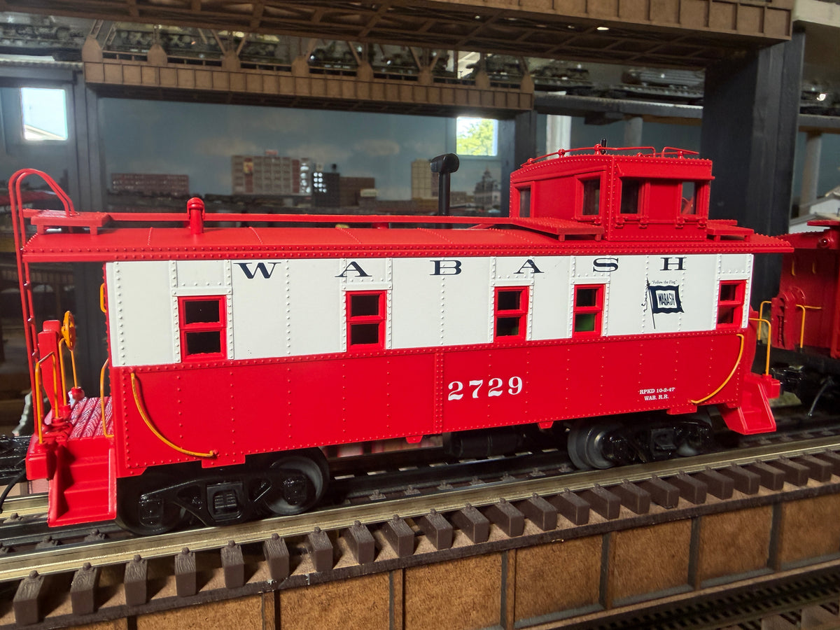 MTH 20-91906 - Premier - Steel Caboose "Wabash" #2527 - Custom Run for MrMuffin'sTrains
