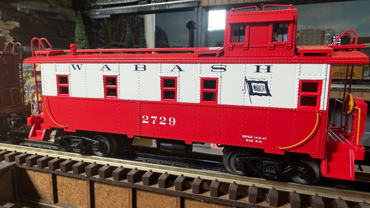 MTH 20-91906 - Premier - Steel Caboose "Wabash" #2527 - Custom Run for MrMuffin'sTrains