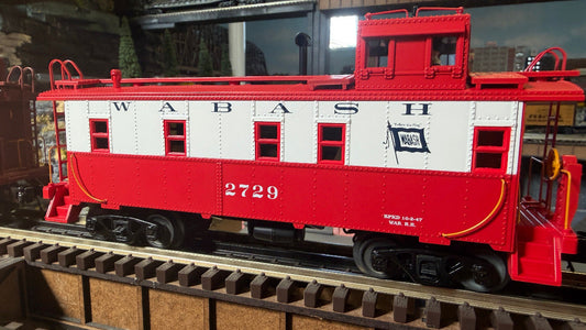 MTH 20-91906 - Premier - Steel Caboose "Wabash" #2527 - Custom Run for MrMuffin'sTrains