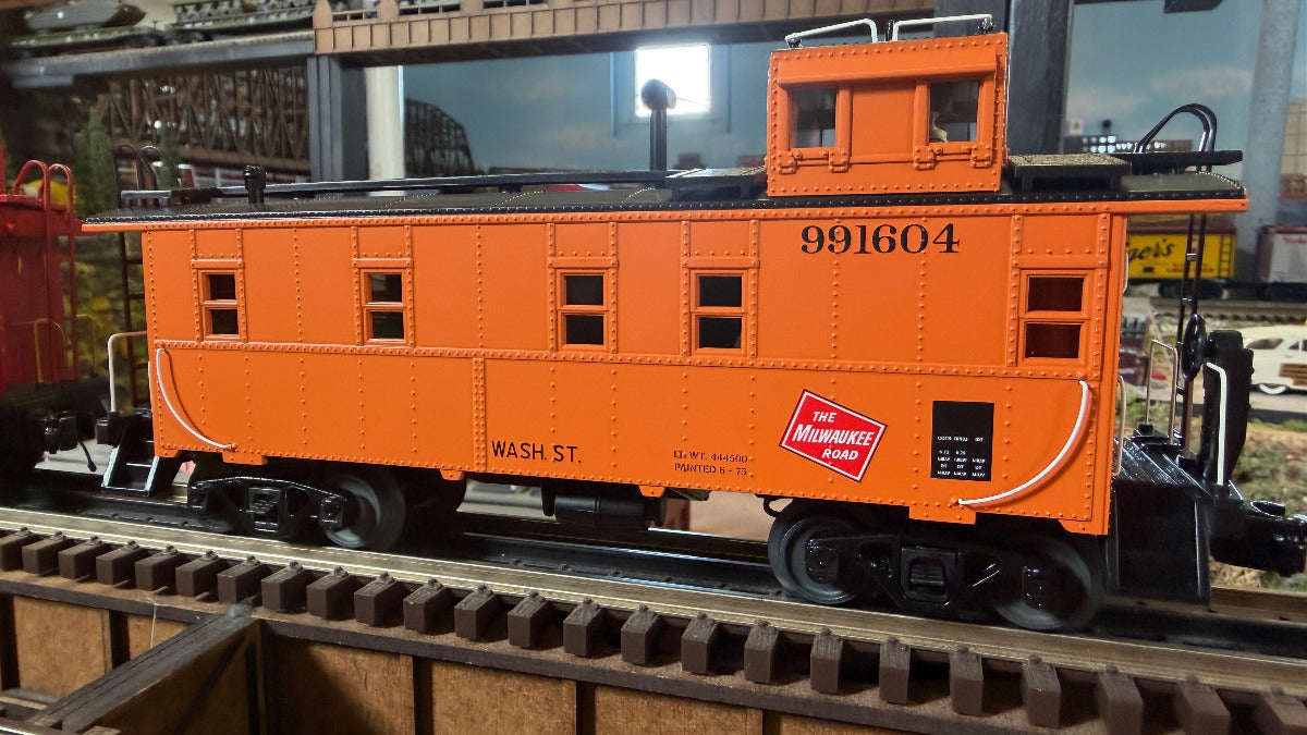 MTH 20-91873 - Premier - Steel Caboose "Milwaukee Road"
