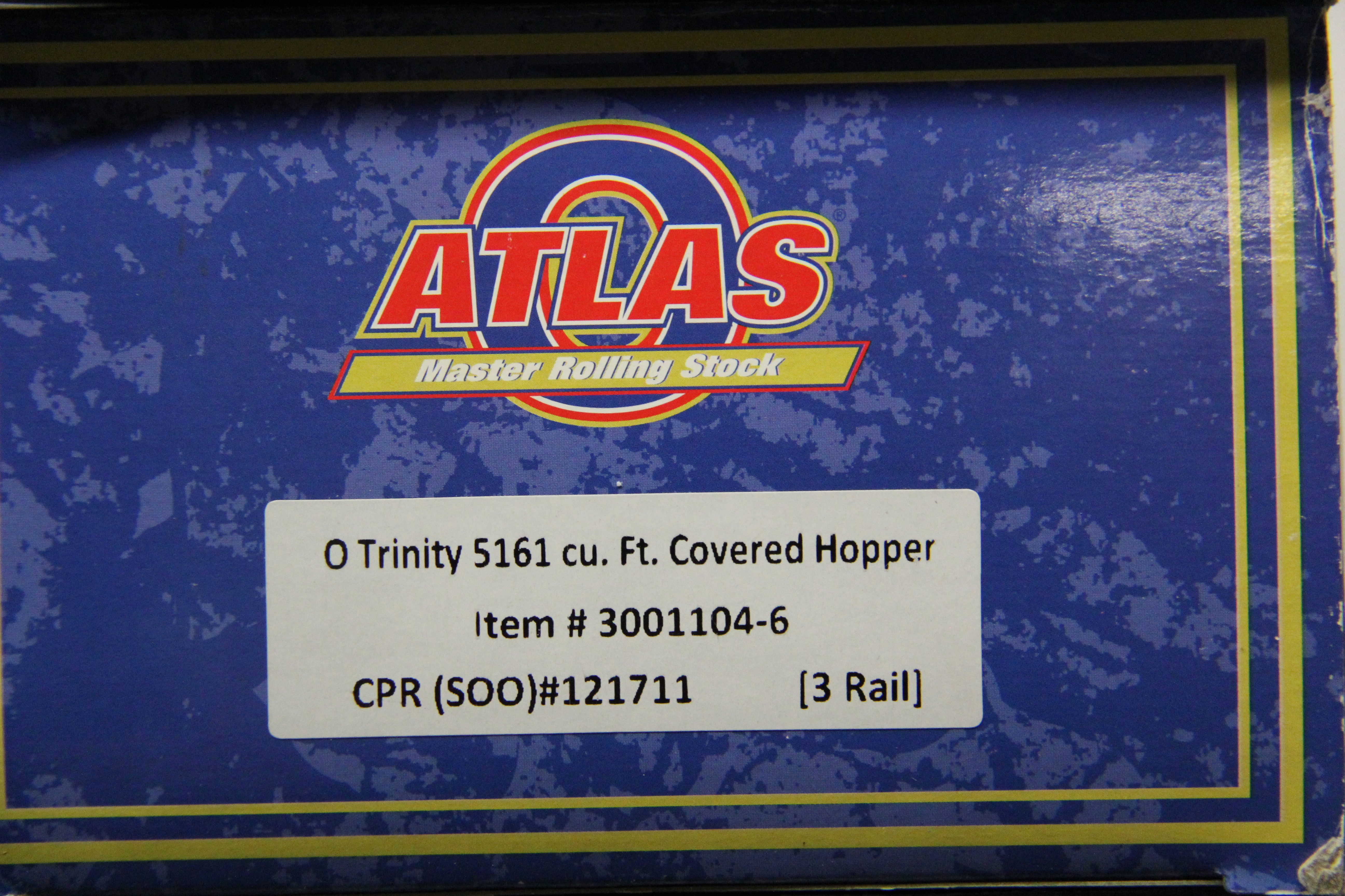 Atlas #3001104-5, -6, -8 CPR (Soo) Trinity 5161 cu. Ft. Covered Hopper-3 Car Set-Second hand-M5636