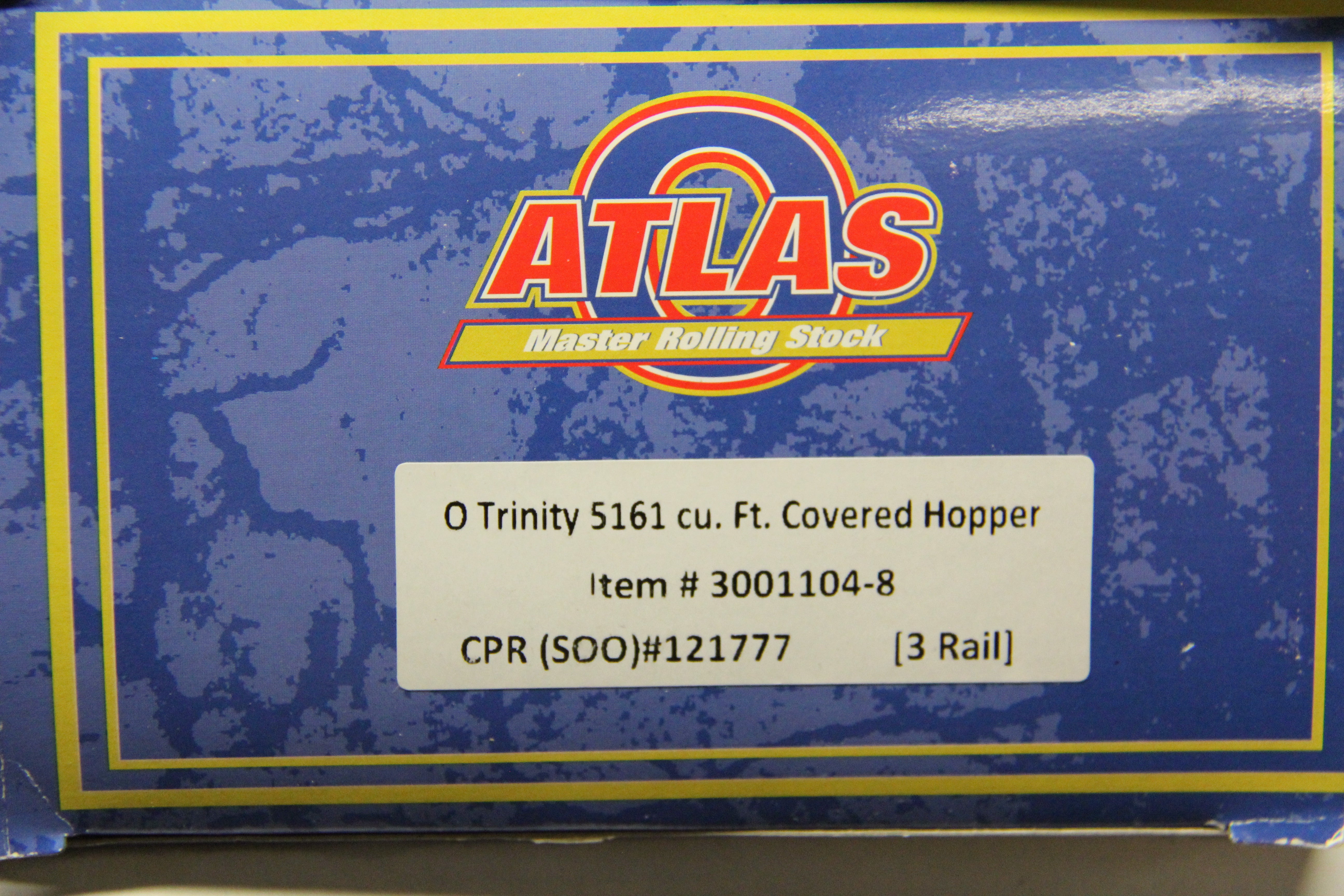 Atlas #3001104-5, -6, -8 CPR (Soo) Trinity 5161 cu. Ft. Covered Hopper-3 Car Set-Second hand-M5636