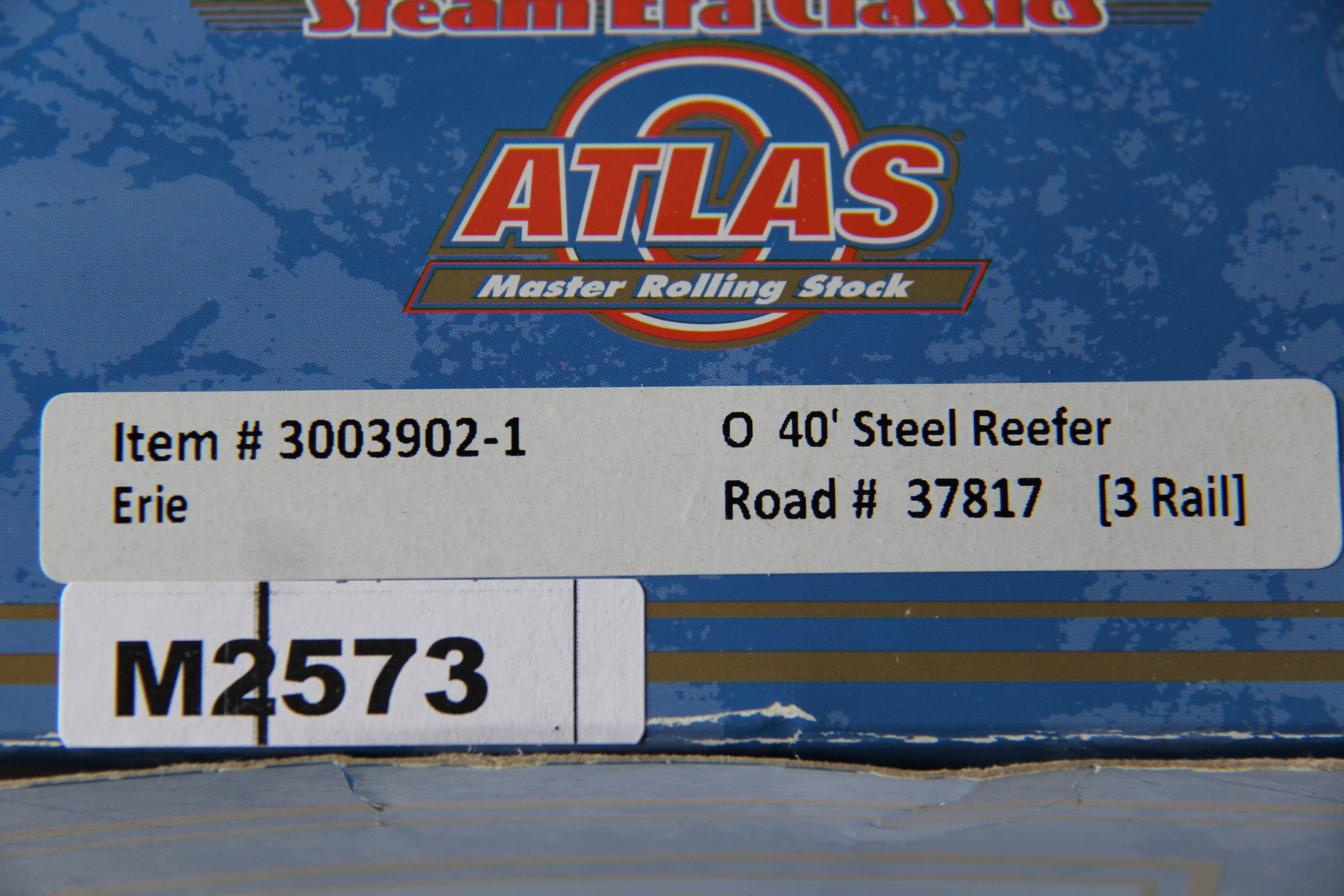 Atlas #3003902-1 Erie 40' Steel Reefer Road #37817-3 Rail-Second hand-M2573
