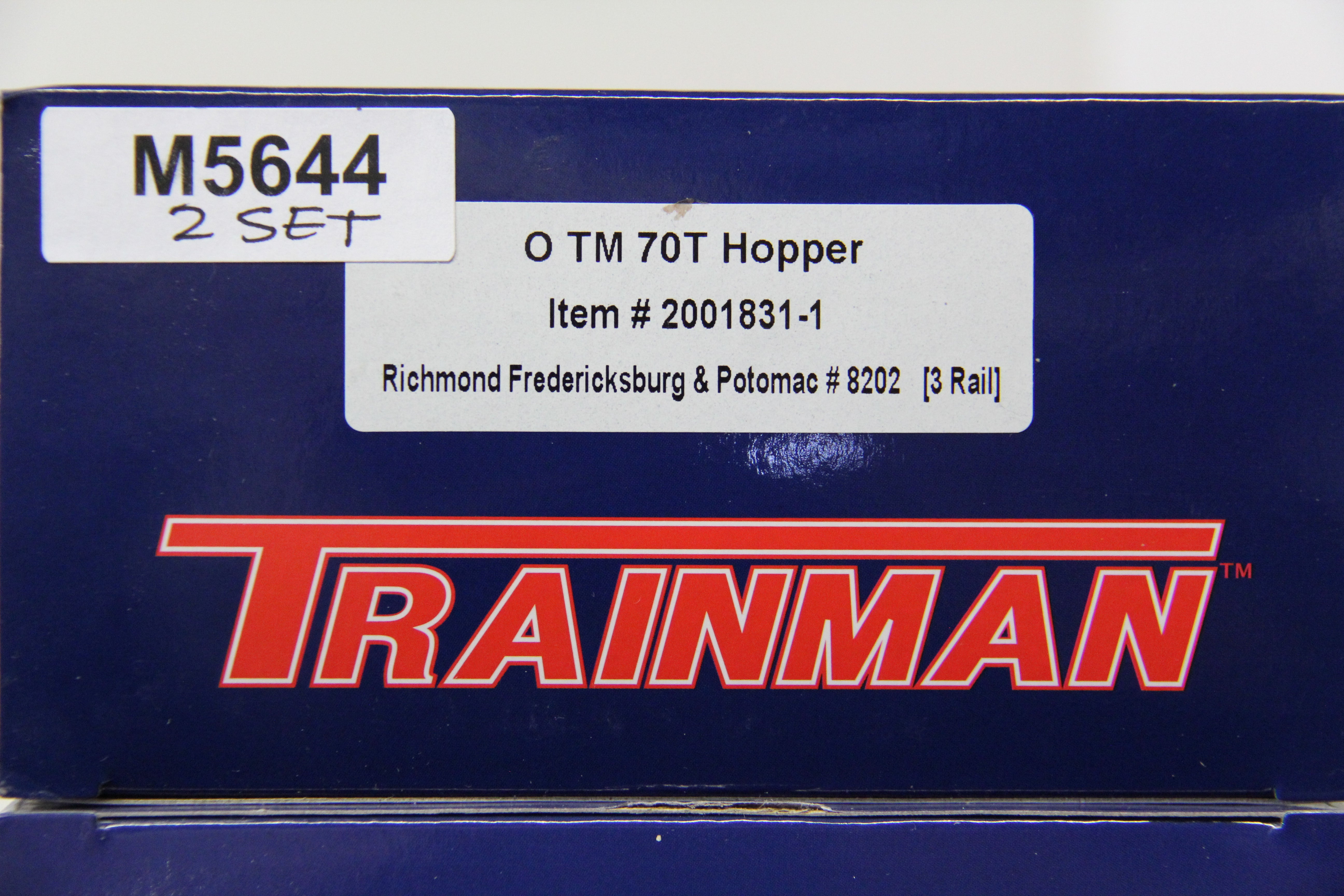 Atlas Trainman #2001831-1, -2 Richmond Fredericksburg & Potomac TM 70Ton Hopper-Second hand-M5644