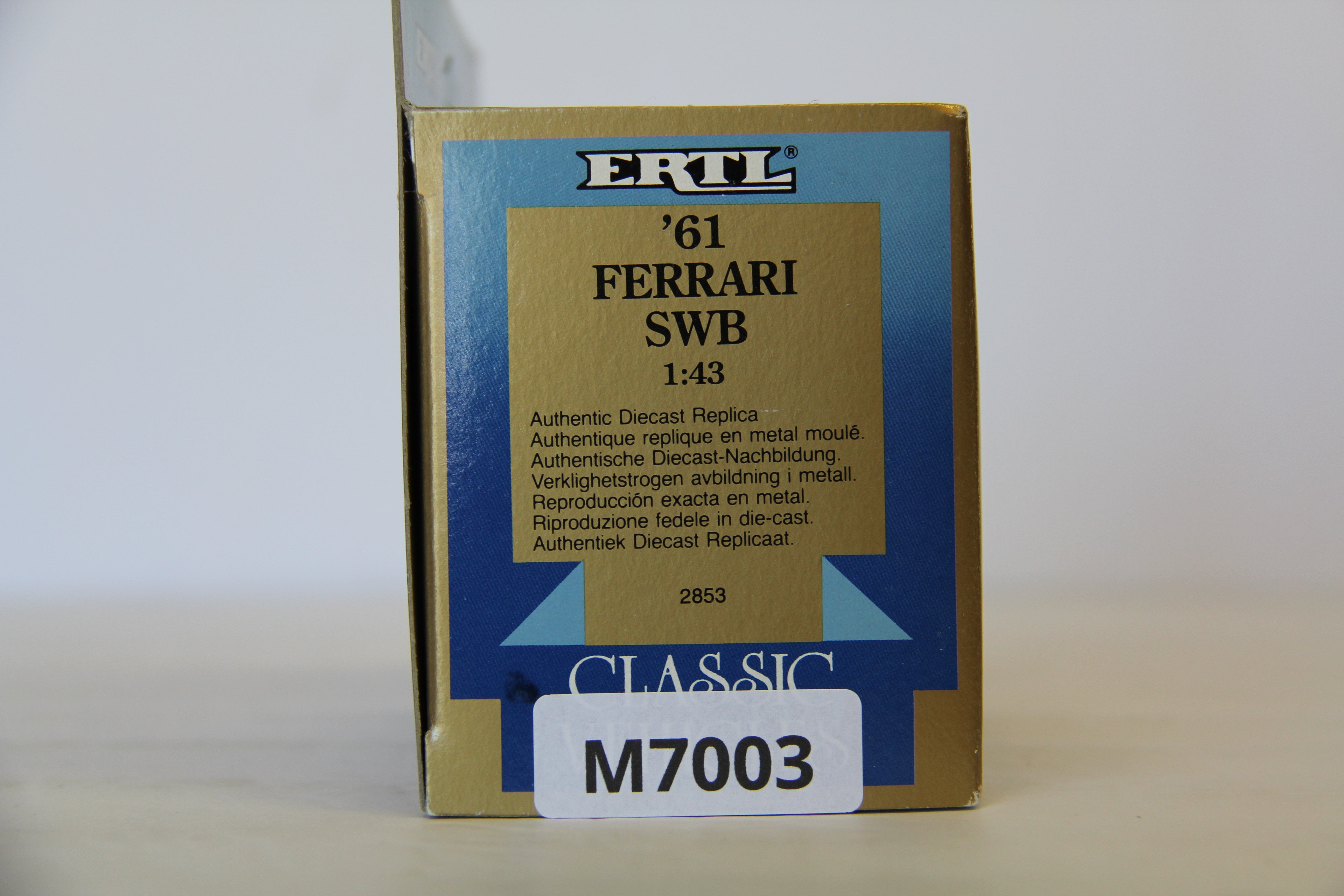 Ertl Classic Vehicles 1:43 -1961 Ferrari SWB-Second hand-M7003