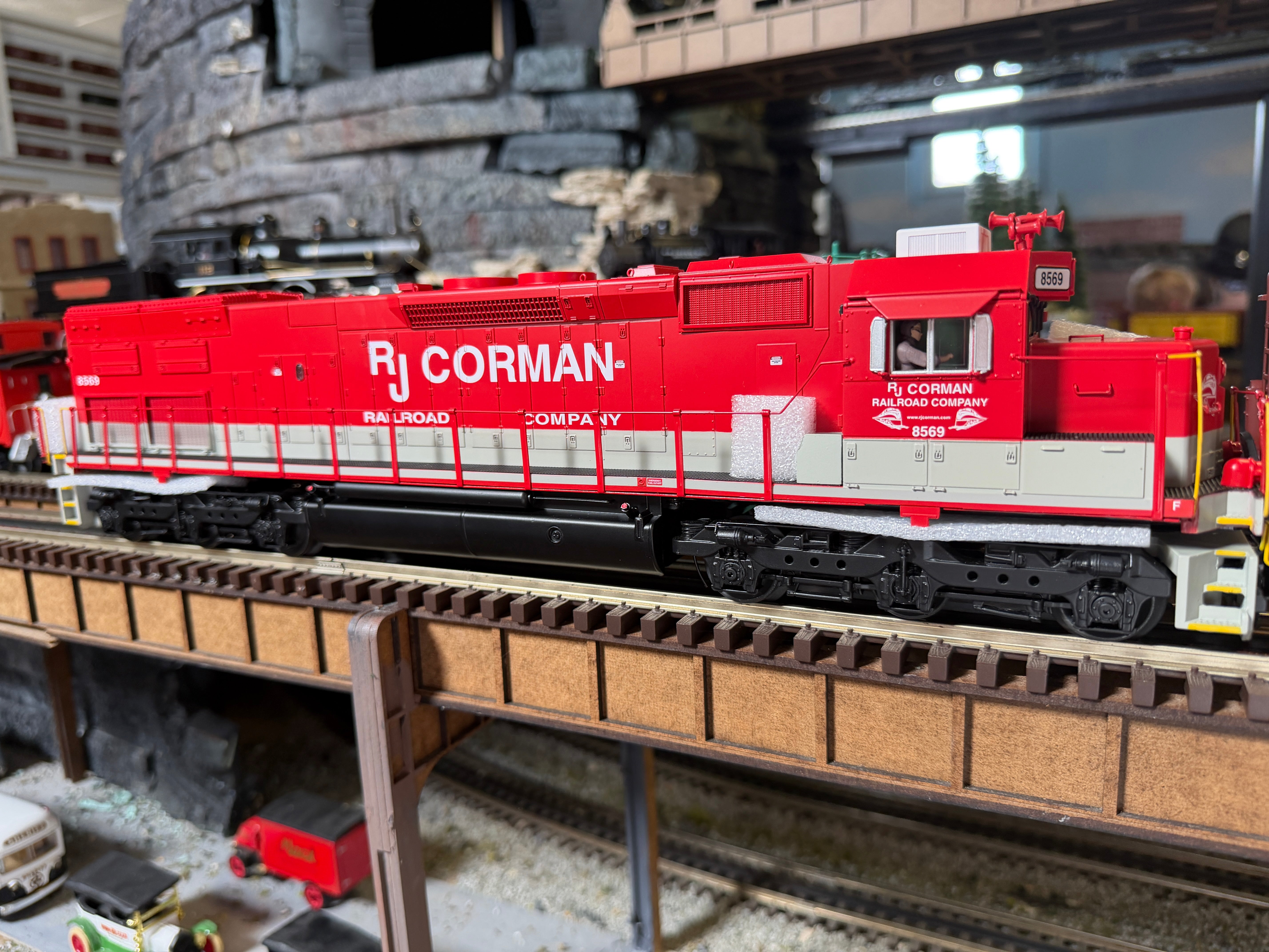 MTH 20-22124-1 - Premier - SD40T-2 Tunnel Motor Diesel Engine "RJ Corman" #8336 w/ PS3