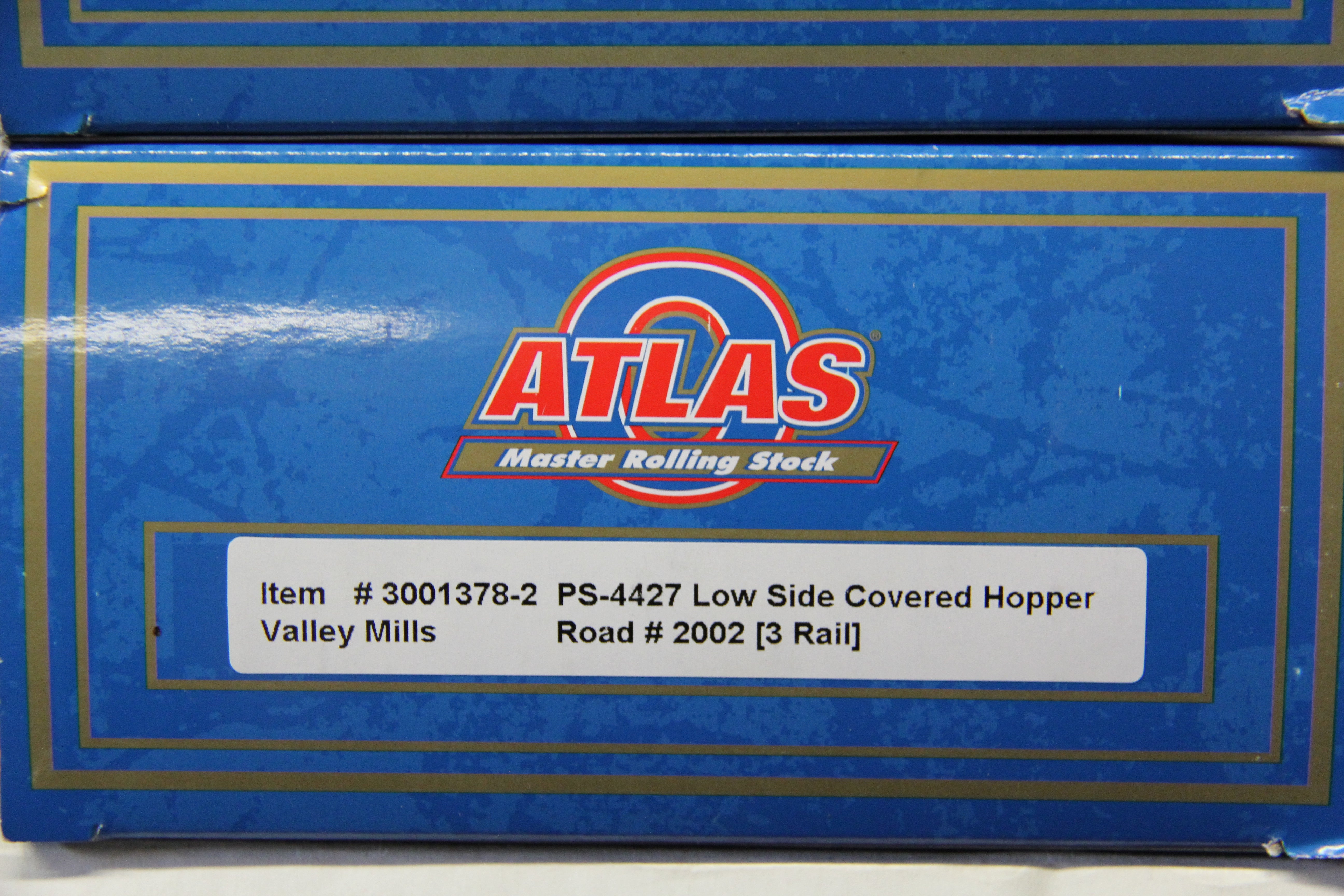 Atlas #3001378-1, -2, Valley Mills PS-4427 Low Side Covered Hopper-2 Set-Second hand-M5649