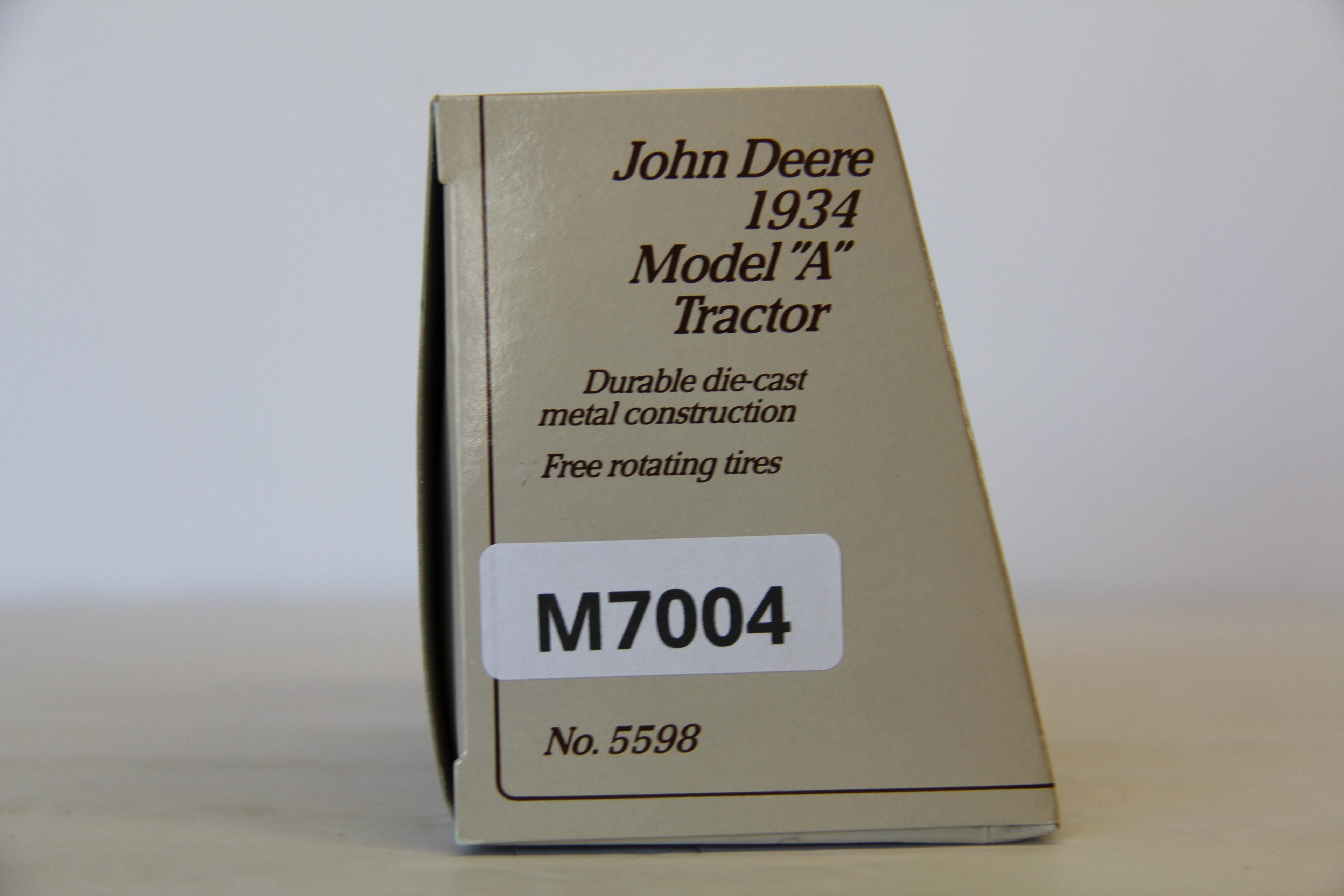 Ertl John Deere 1934 Model A Tractor 1:43-Second hand-M7004