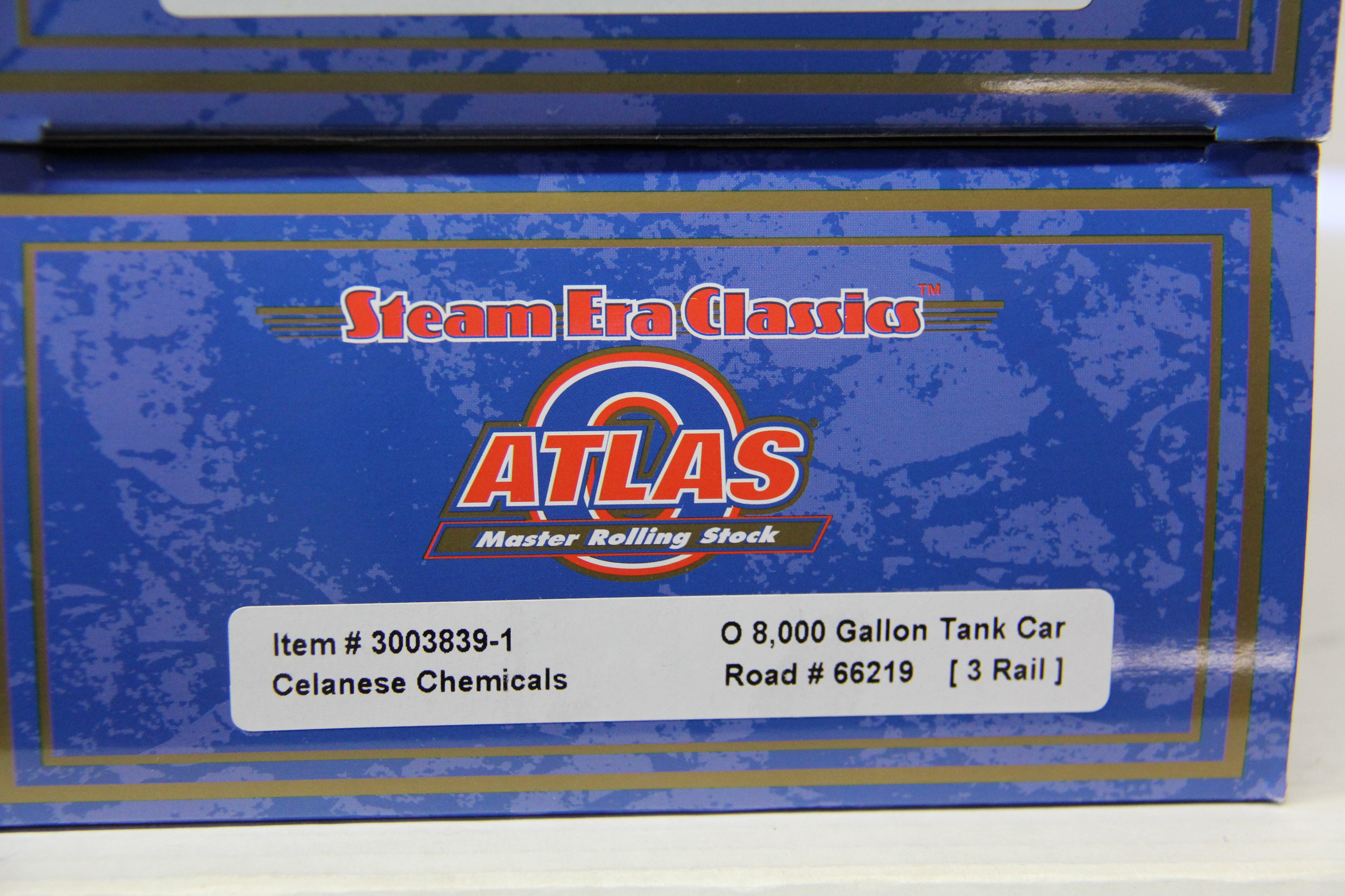 Atlas #3003839-1. -2, -3, -4 Celanese Chemicals 8000 Gallon Tank Car-4 Set-Second hand-M5651