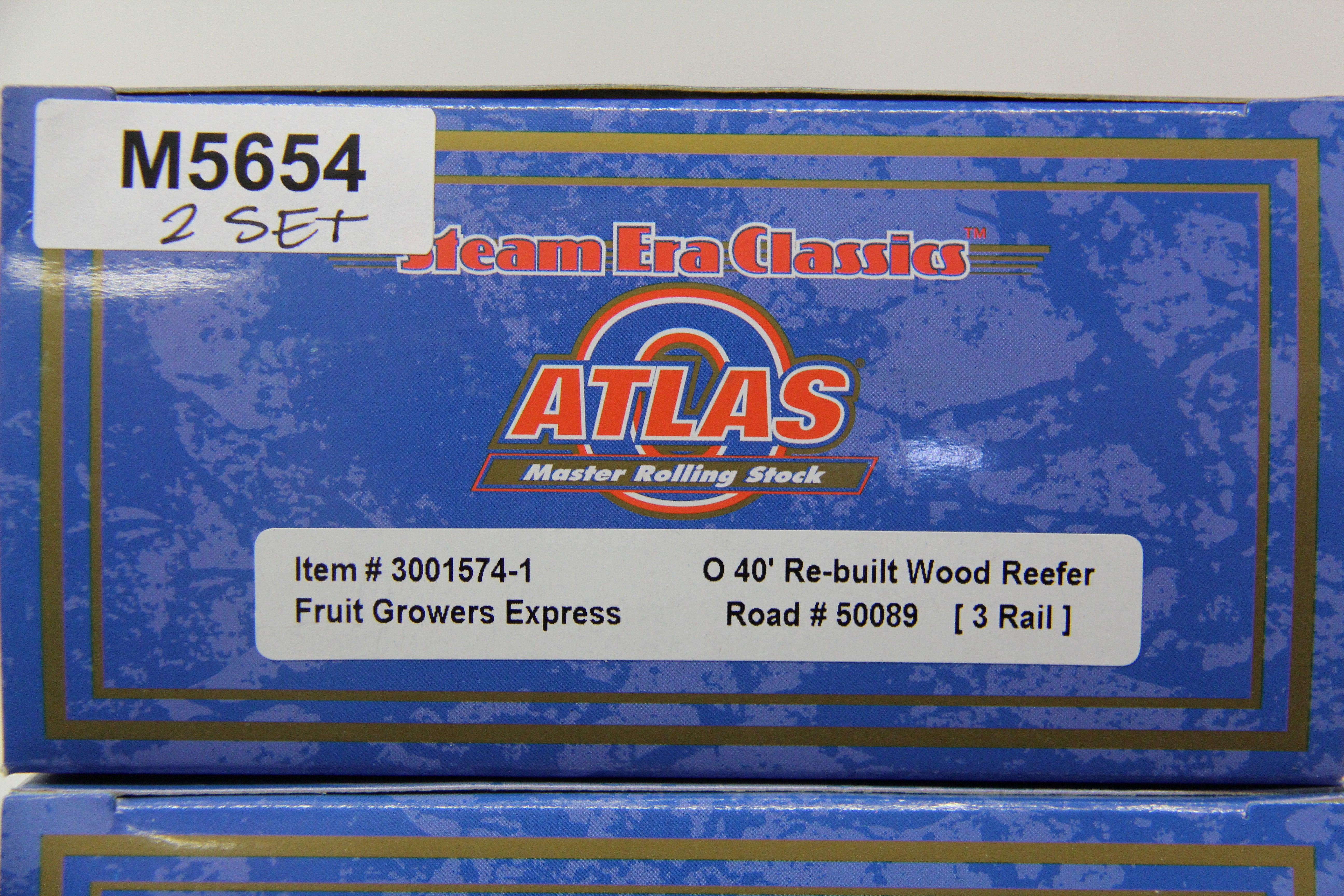 Atlas #3001574-1, -2 Fruit Growers Express 40' Re-Built Wood Reefer-2 Set-Second hand-M5654