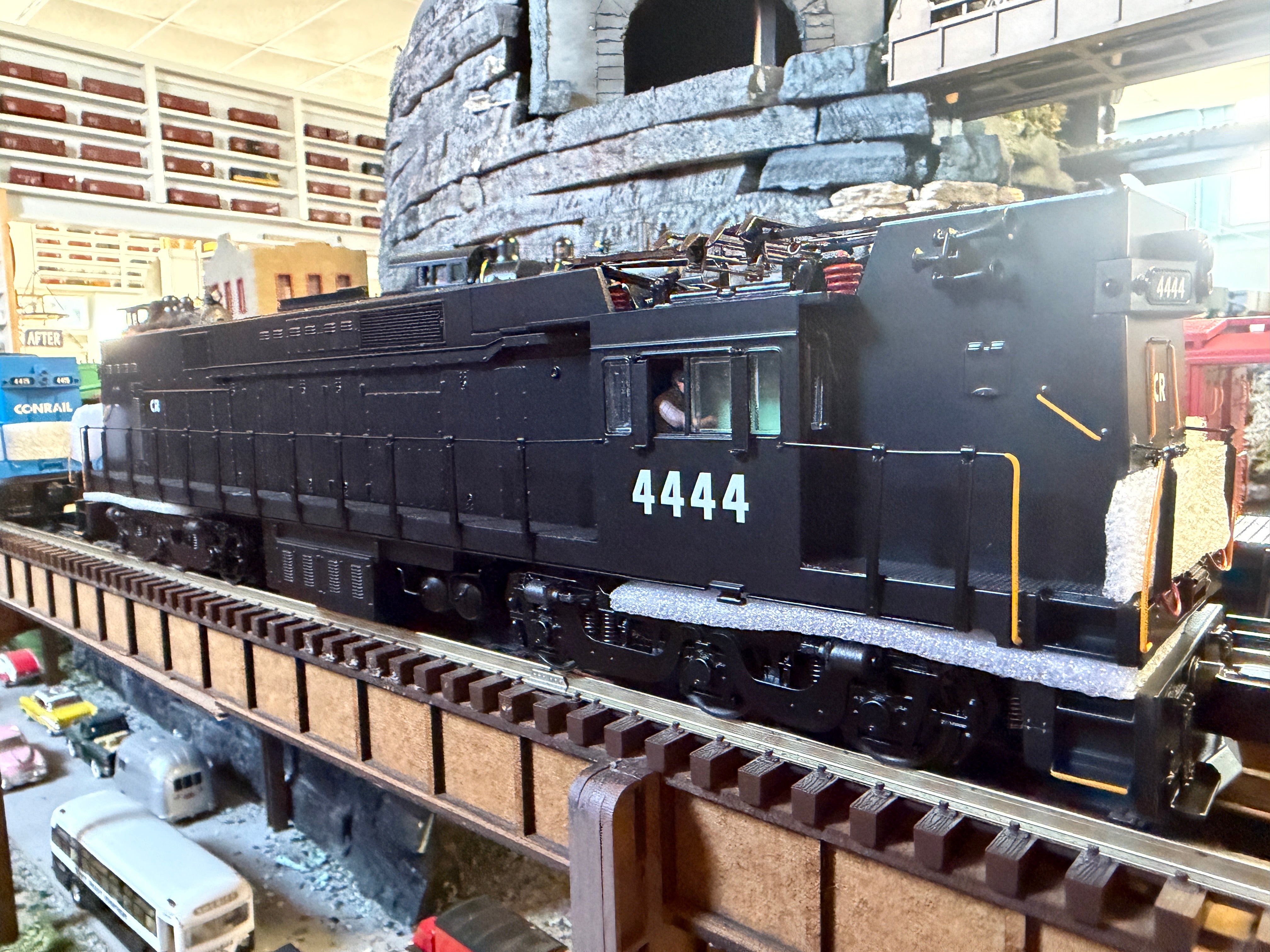 MTH 20-5746-1 - Premier - E44 Electric Engine "Conrail" #4444 w/ PS3